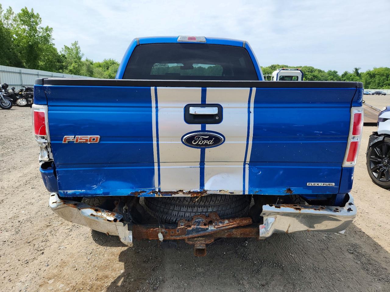 2012 Ford F150 Supercrew Blue vin: 1FTFW1EF0CFC10210