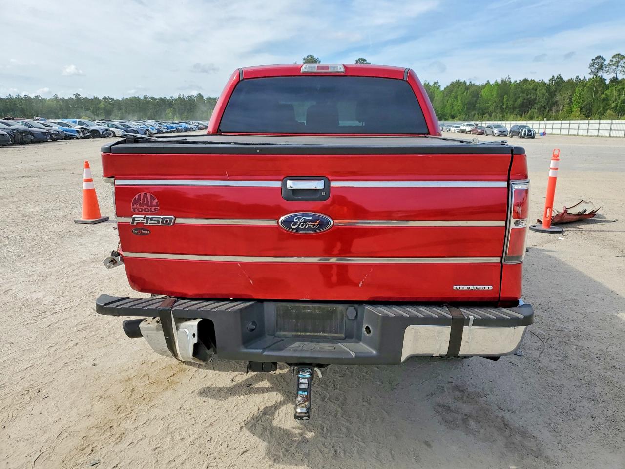 2012 Ford F150 Supercrew Красный vin: 1FTFW1EF0CFC64123