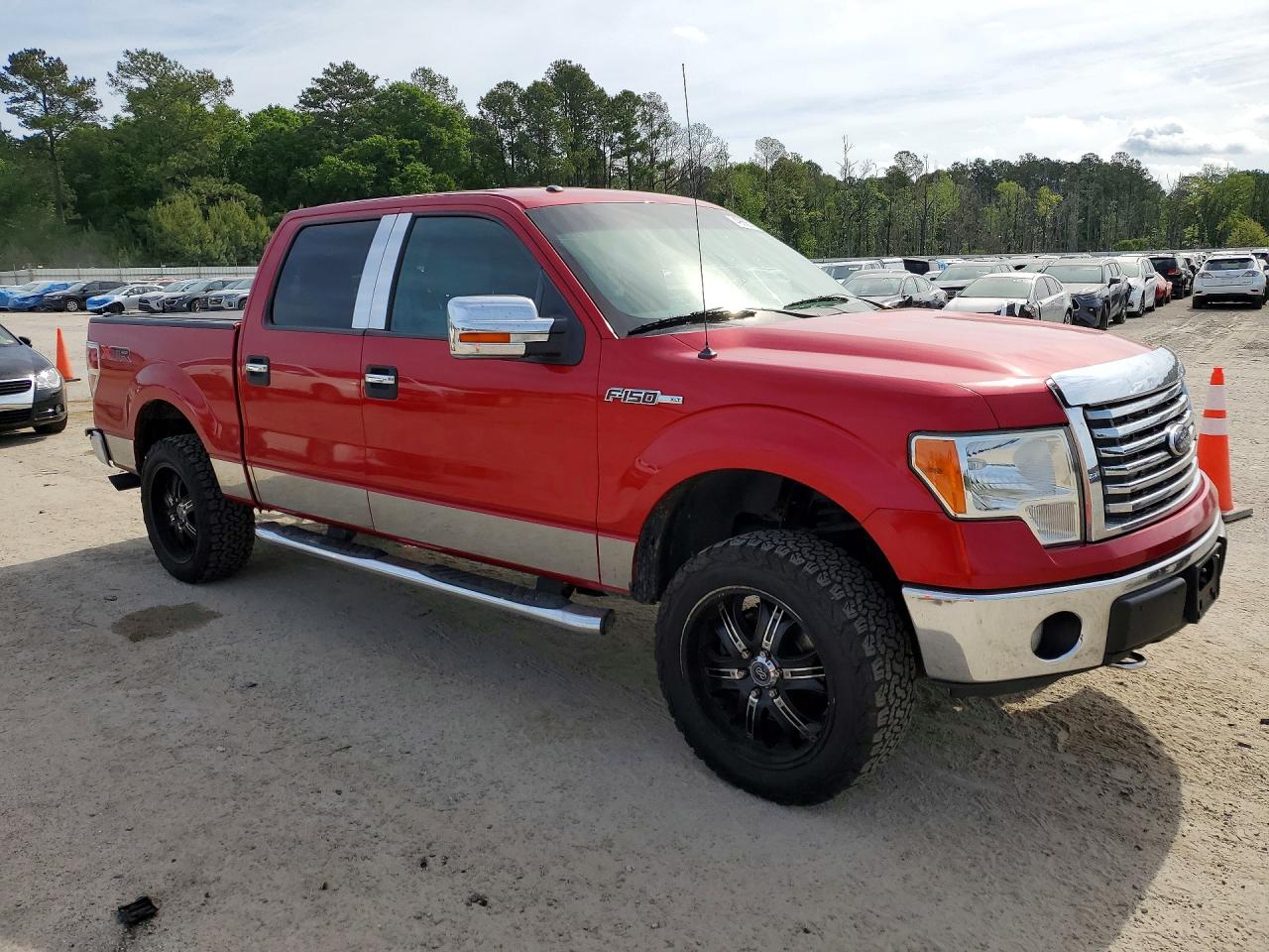 2012 Ford F150 Supercrew Красный vin: 1FTFW1EF0CFC64123