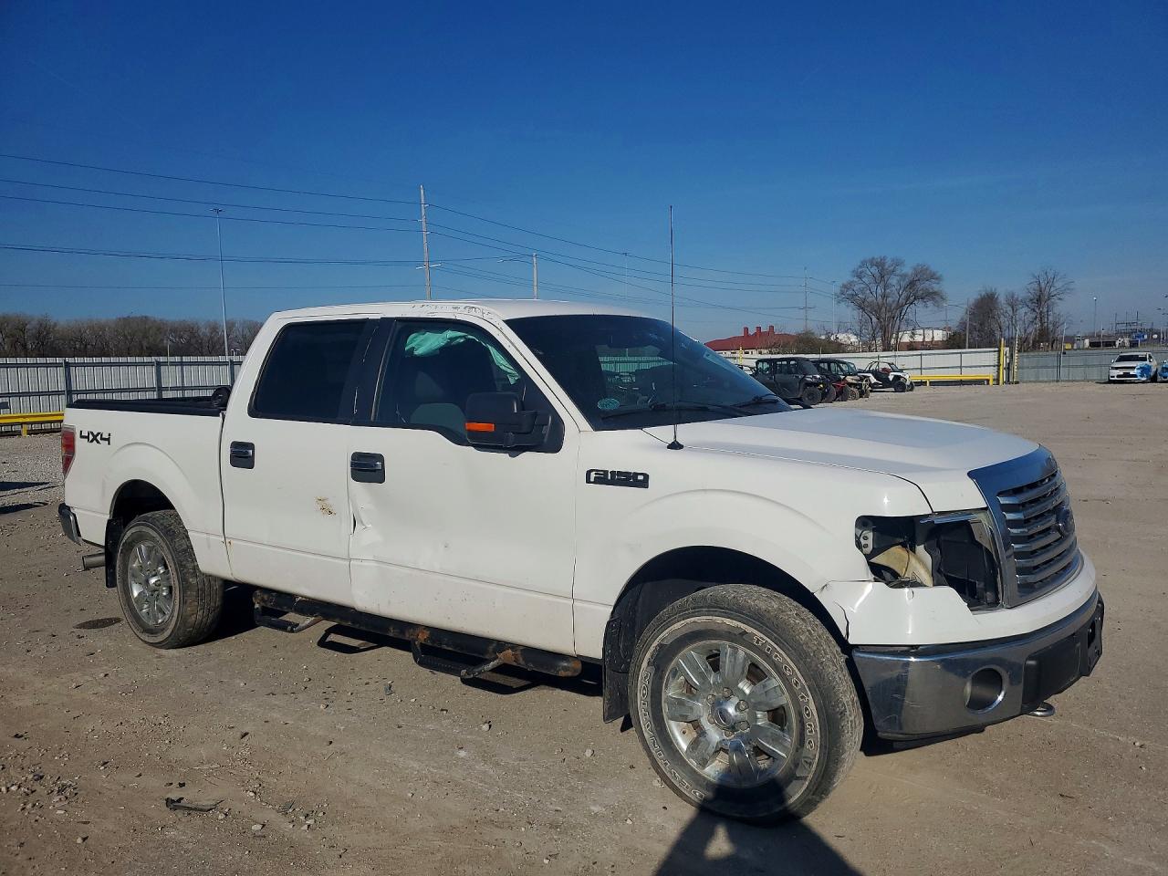 2012 Ford F150 Supercrew White vin: 1FTFW1EF0CFC77678