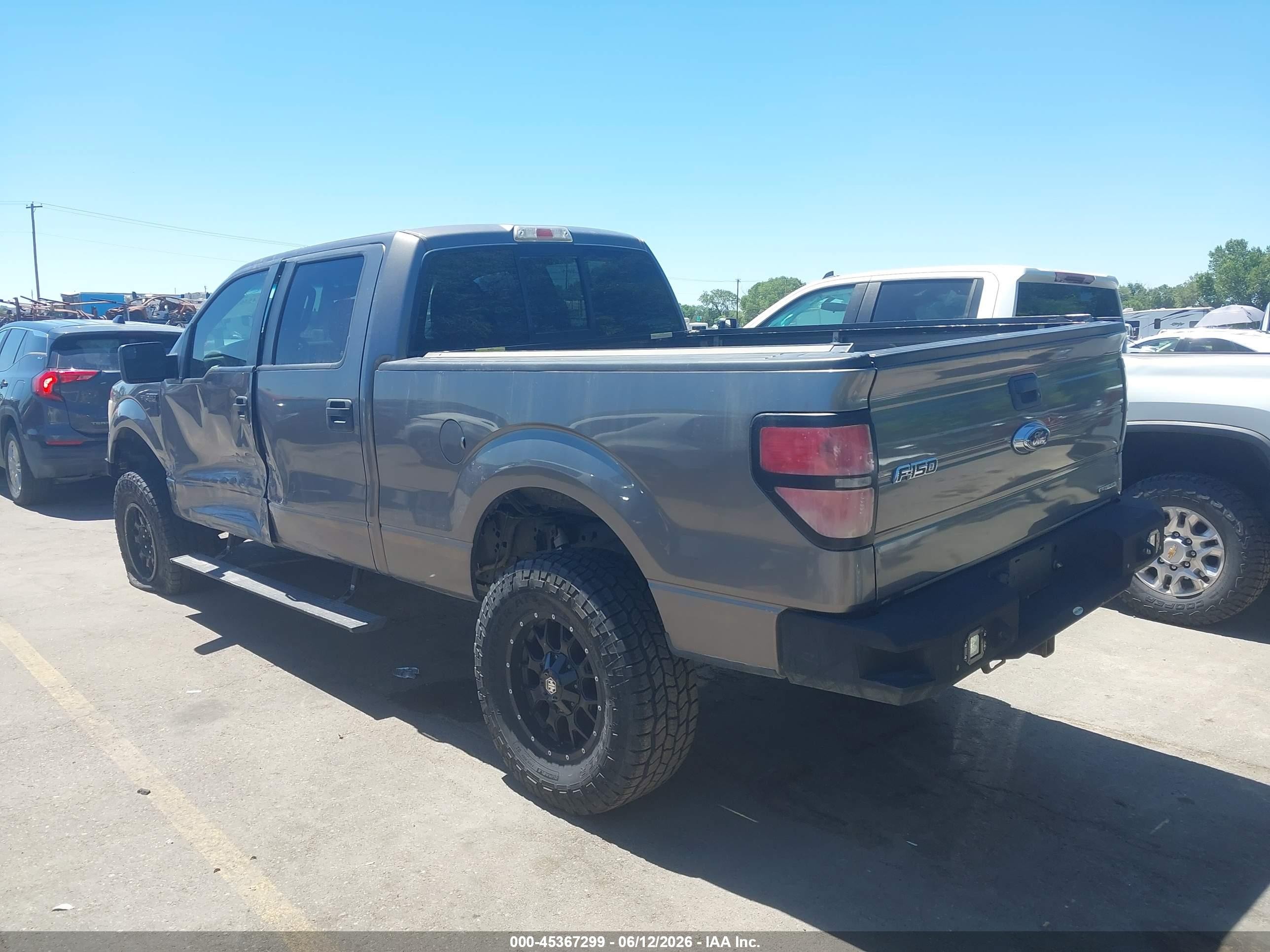 2012 Ford F-150 Xlt Gray vin: 1FTFW1EF0CFC80774