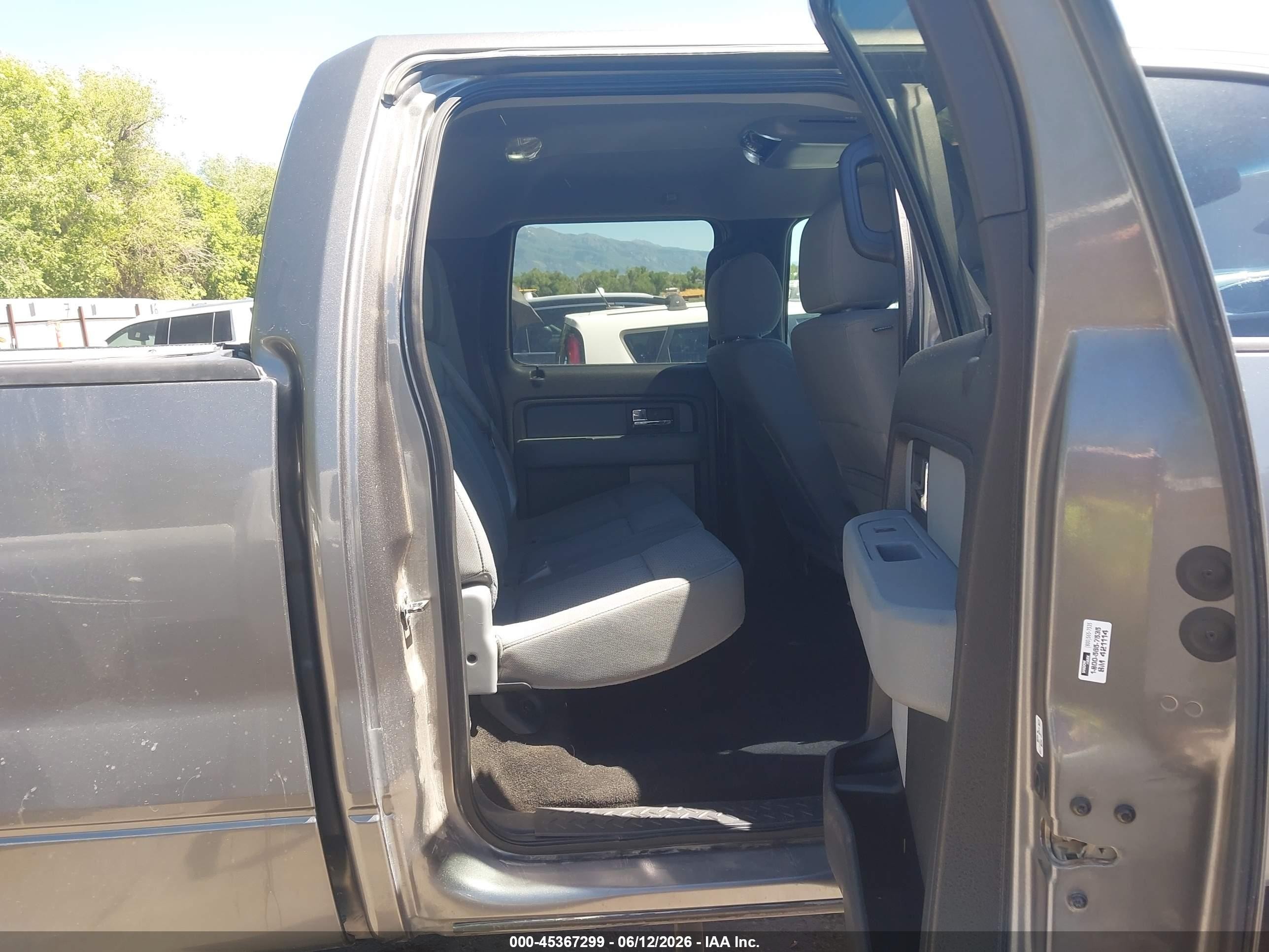2012 Ford F-150 Xlt Gray vin: 1FTFW1EF0CFC80774