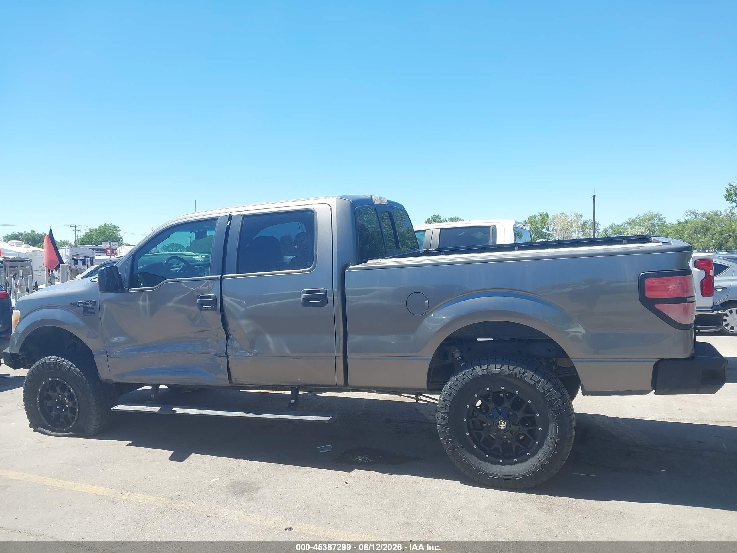 2012 Ford F-150 Xlt Gray vin: 1FTFW1EF0CFC80774