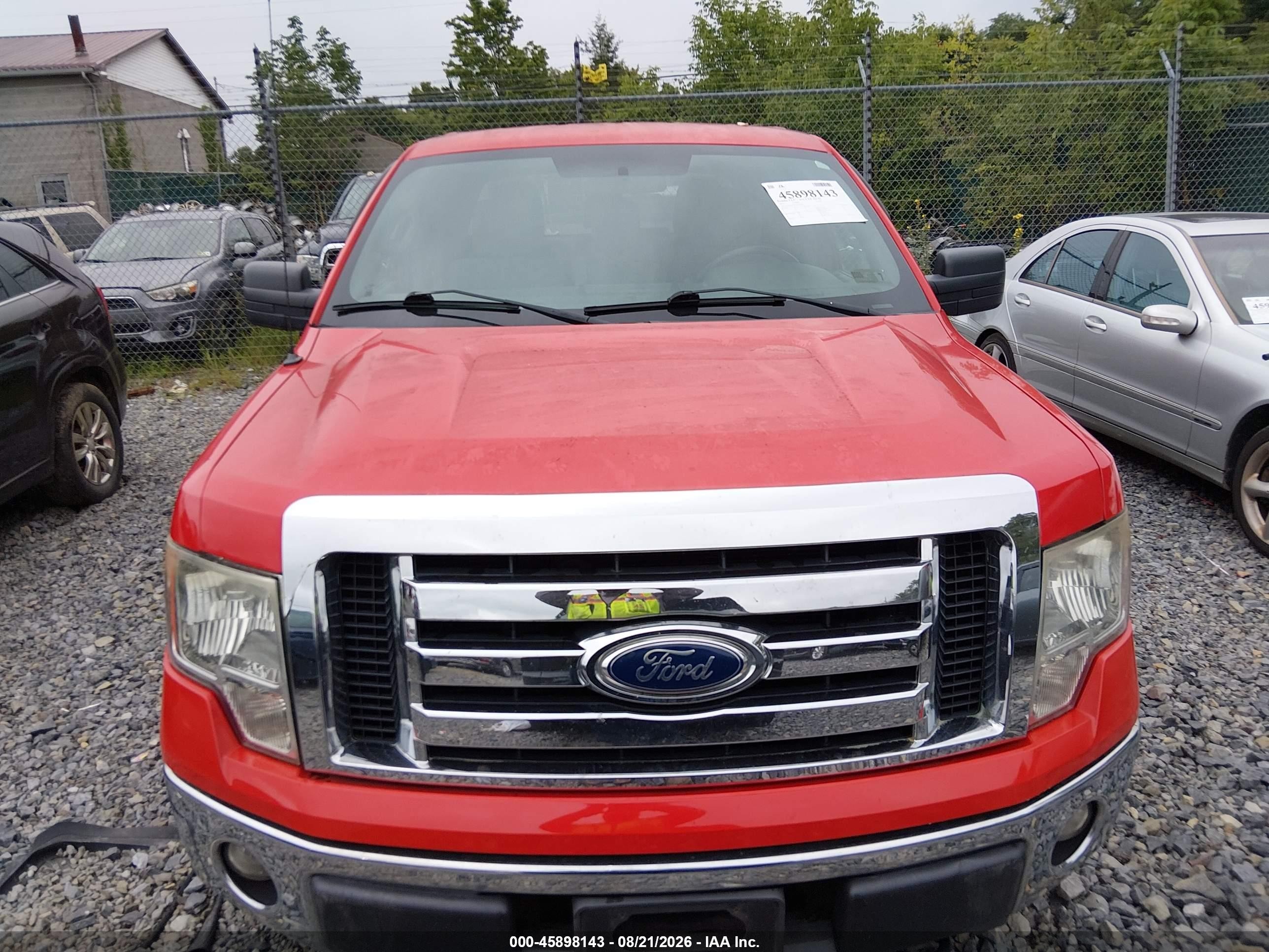 2012 Ford F-150 Xlt Red vin: 1FTFW1EF0CKD18740