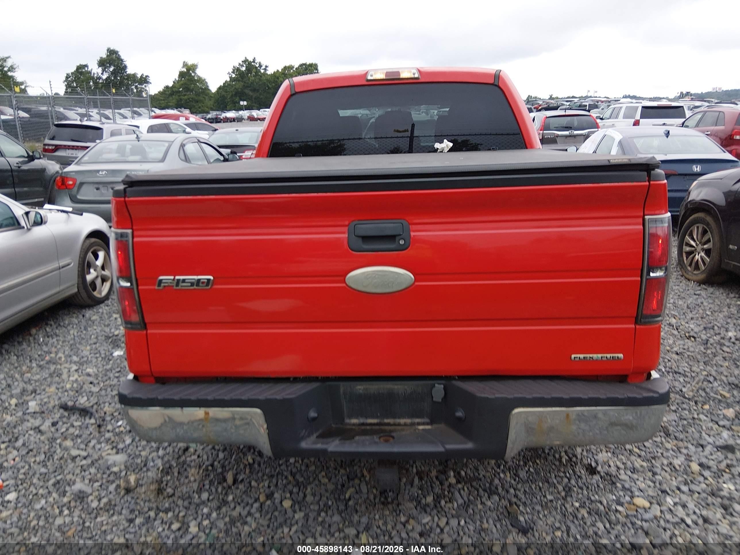 2012 Ford F-150 Xlt Red vin: 1FTFW1EF0CKD18740