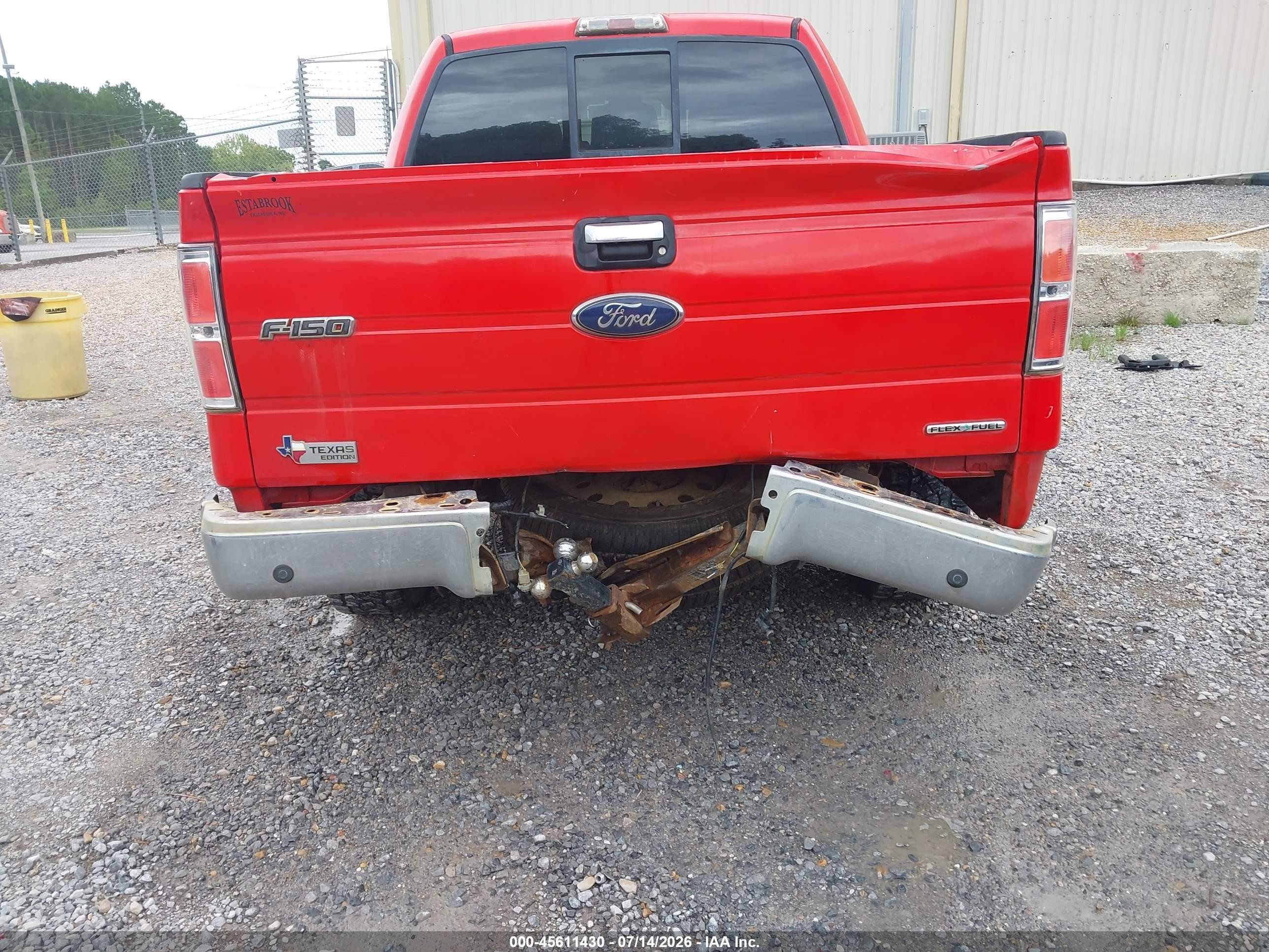 2012 Ford F-150 Xlt Red vin: 1FTFW1EF0CKD95012