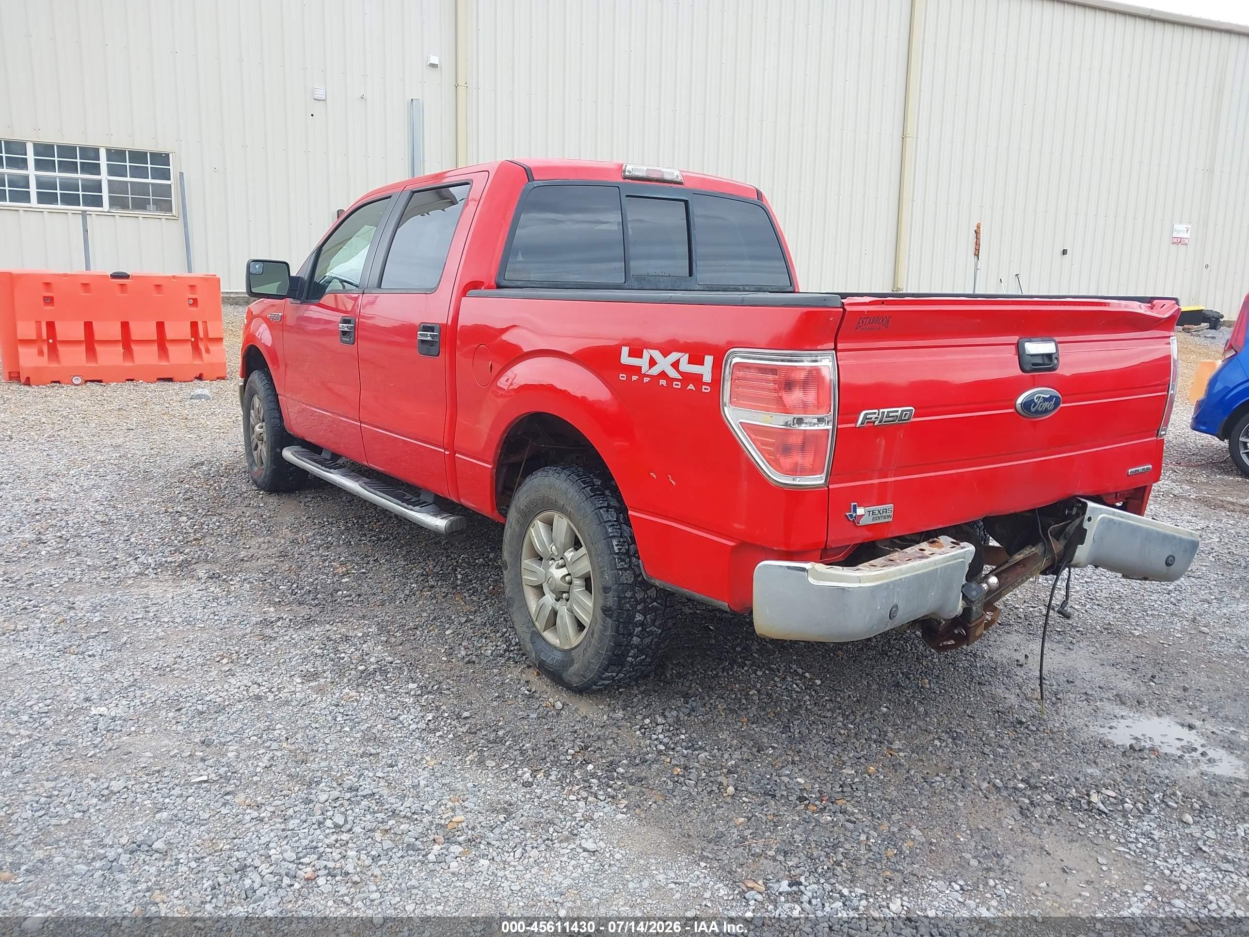 2012 Ford F-150 Xlt Red vin: 1FTFW1EF0CKD95012