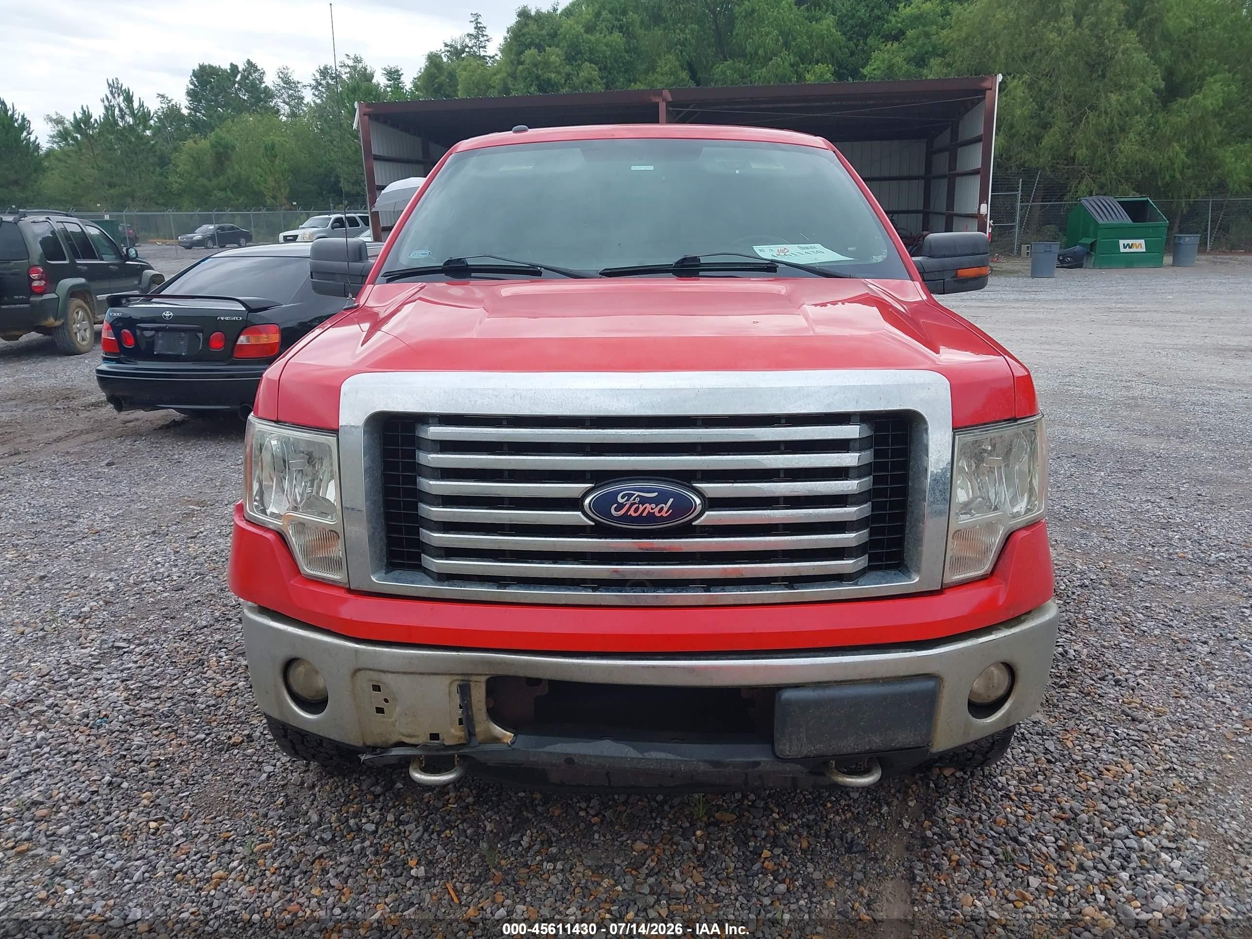 2012 Ford F-150 Xlt Red vin: 1FTFW1EF0CKD95012