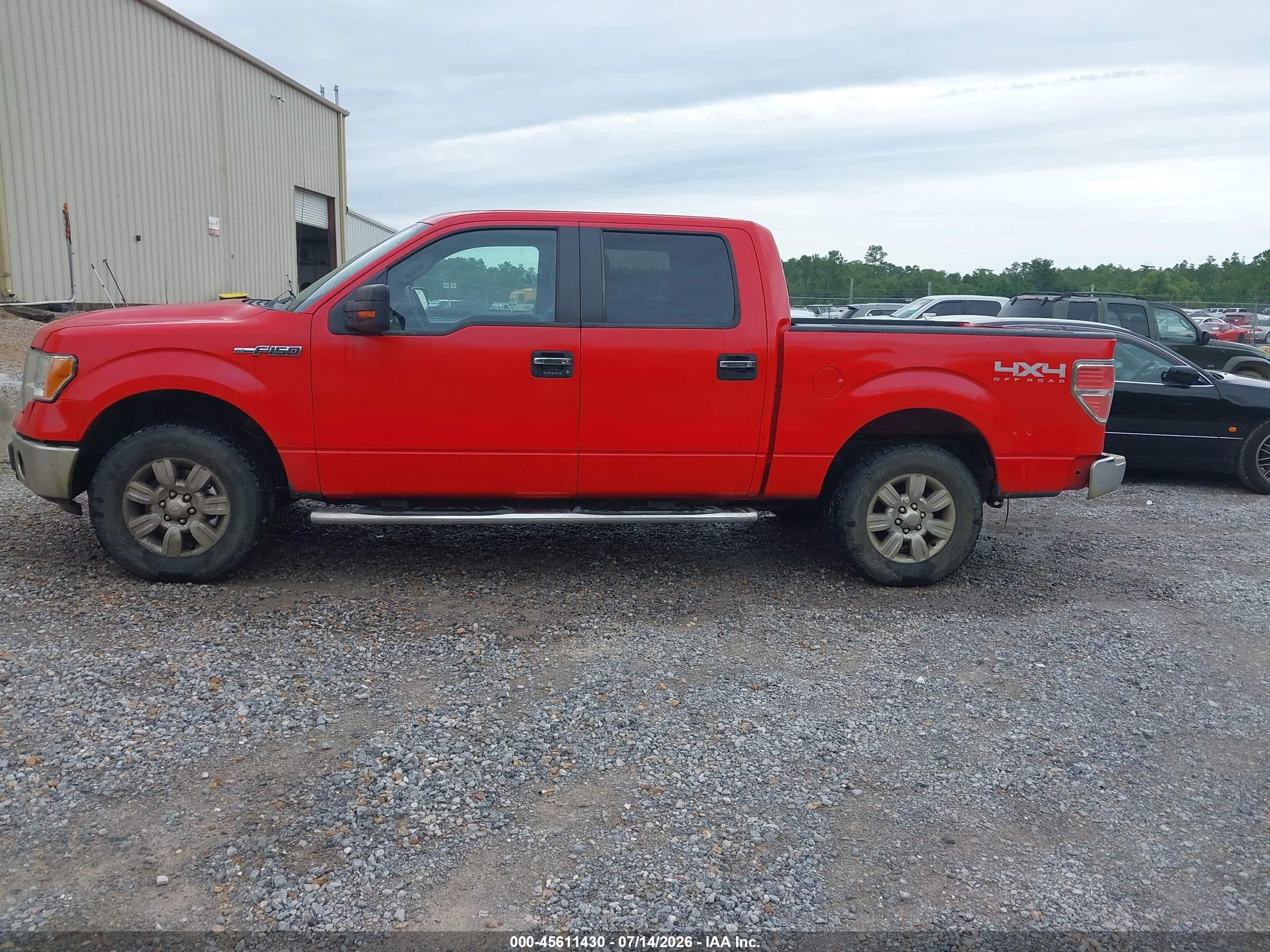 2012 Ford F-150 Xlt Red vin: 1FTFW1EF0CKD95012