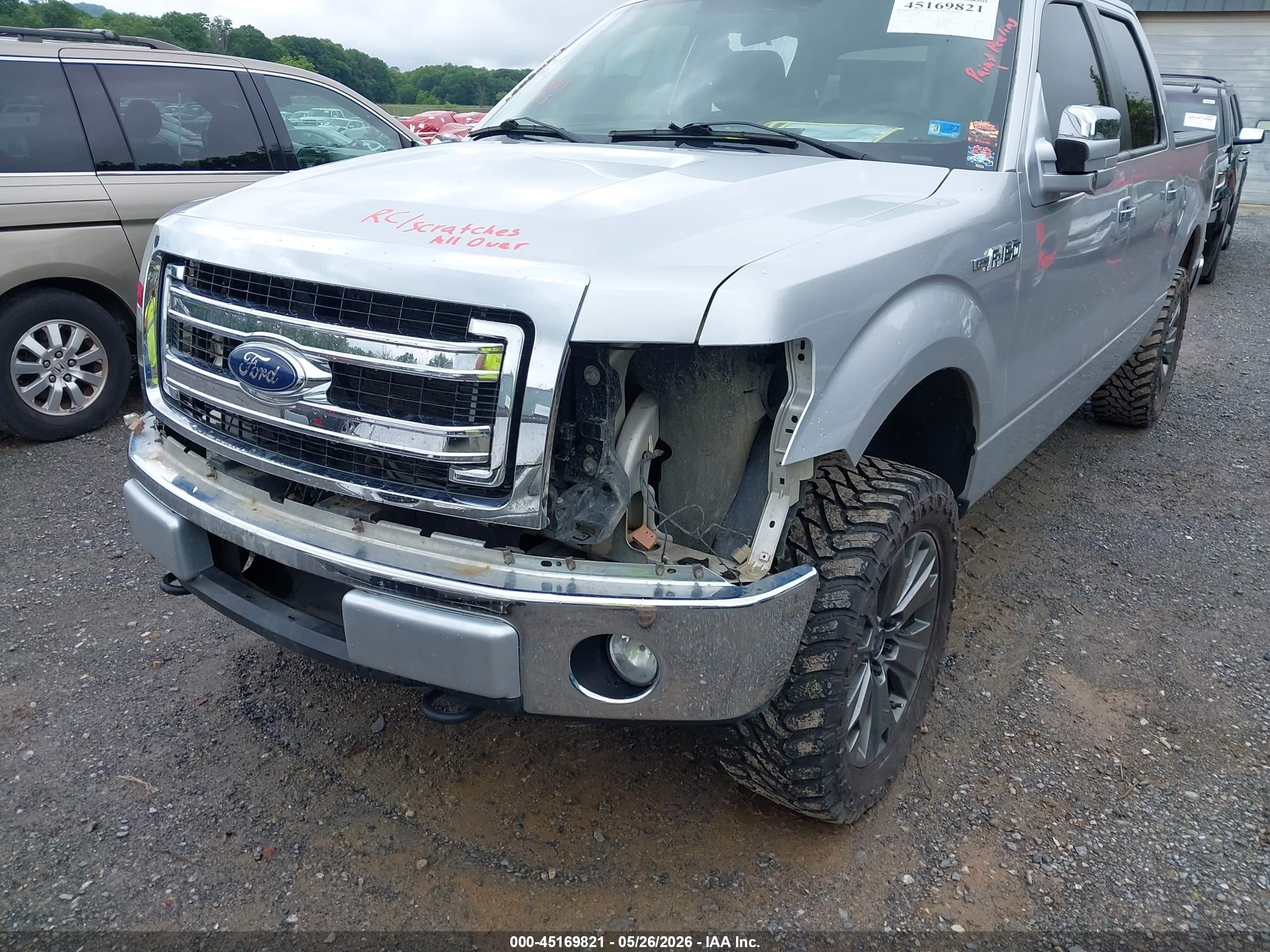 2013 Ford F-150 Xlt Серебряный vin: 1FTFW1EF0DFB22971