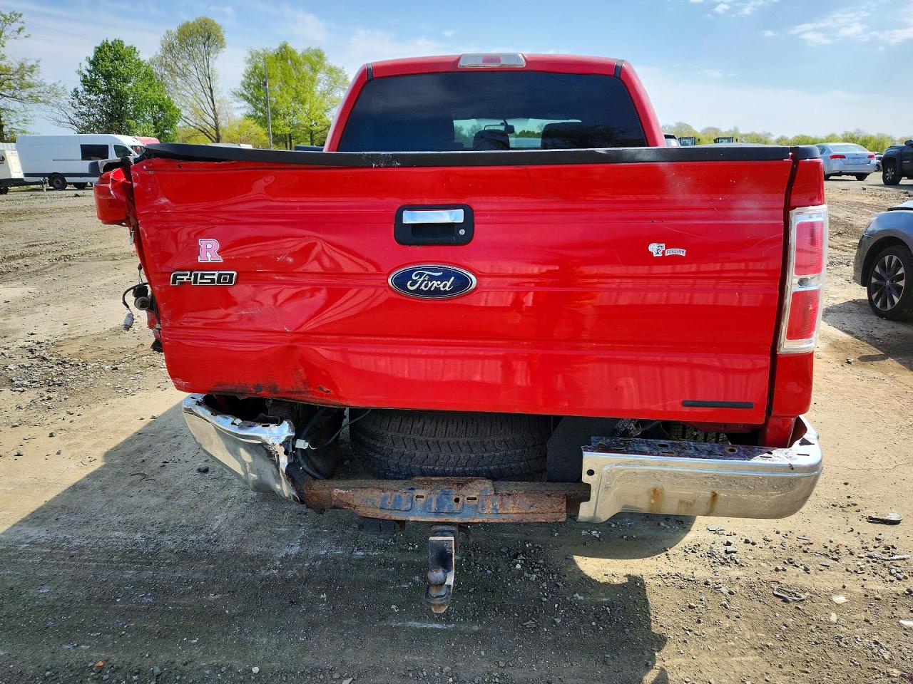 2013 Ford F150 Supercrew Red vin: 1FTFW1EF0DFB39060