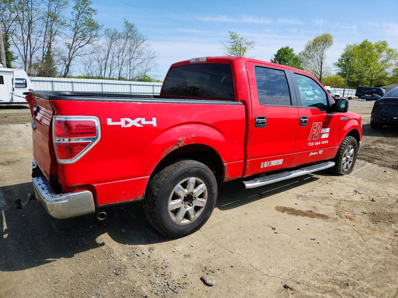 2013 Ford F150 Supercrew Red vin: 1FTFW1EF0DFB39060