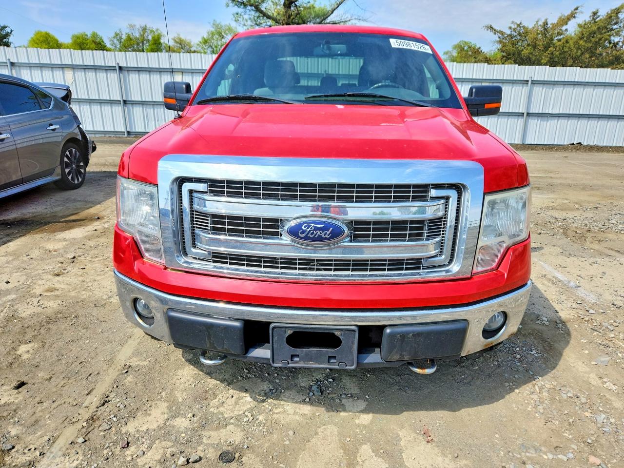2013 Ford F150 Supercrew Red vin: 1FTFW1EF0DFB39060