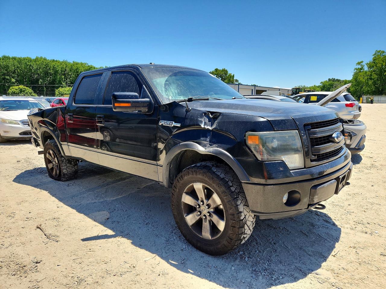 2013 Ford F150 Supercrew Black vin: 1FTFW1EF0DFB64895