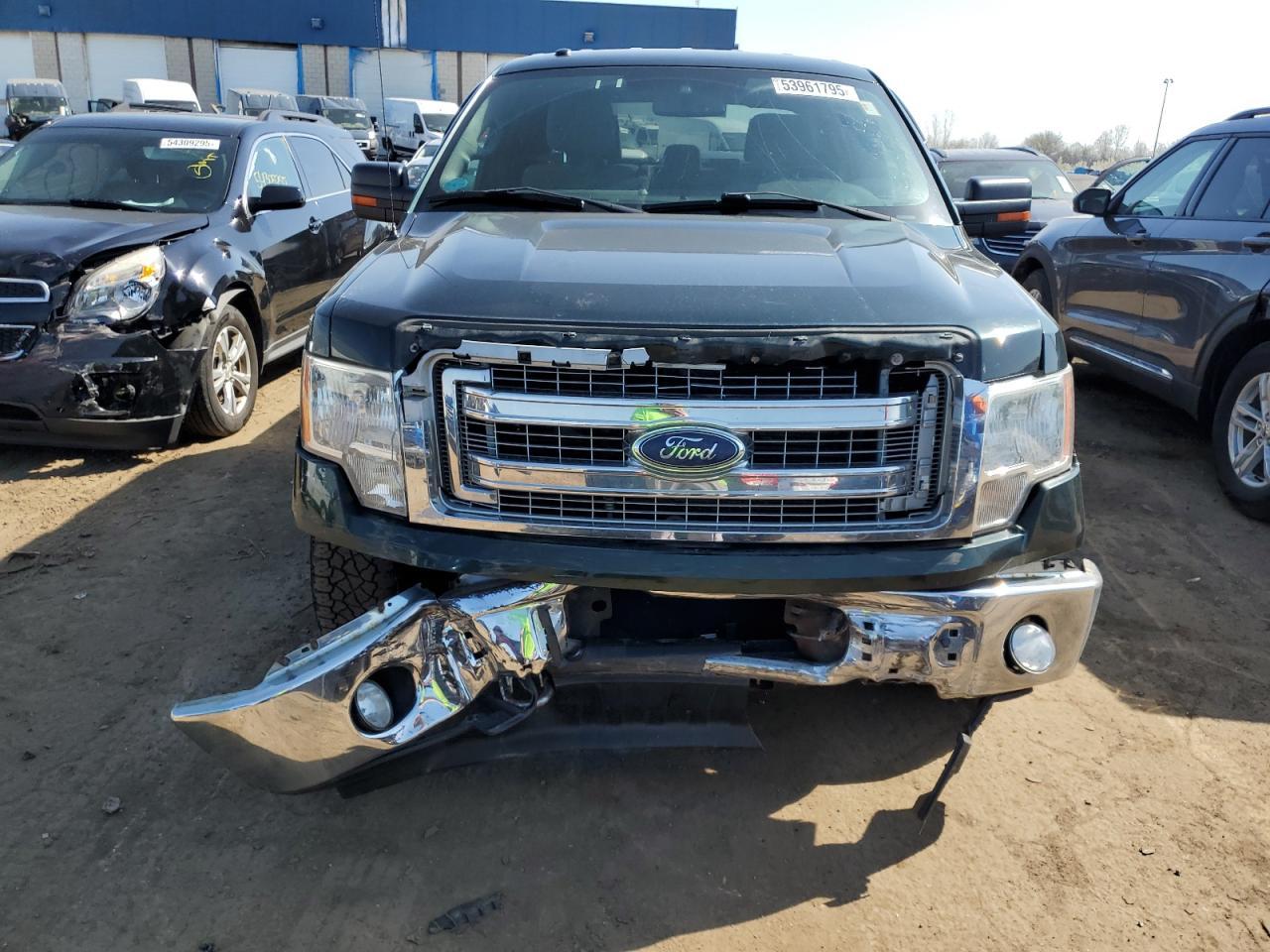 2013 Ford F150 Supercrew Green vin: 1FTFW1EF0DFC44519