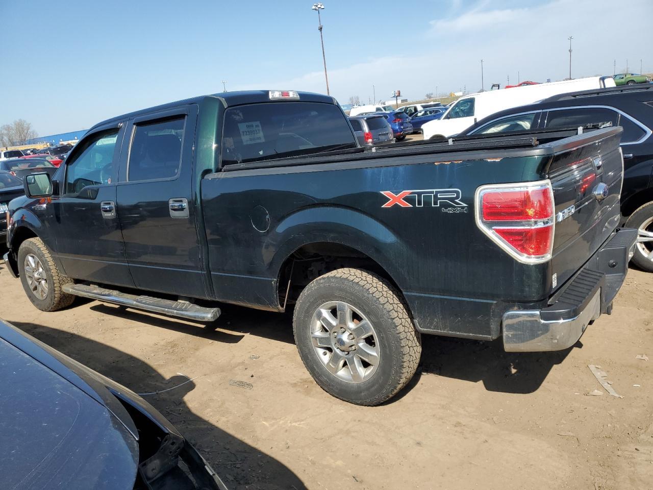 2013 Ford F150 Supercrew Green vin: 1FTFW1EF0DFC44519