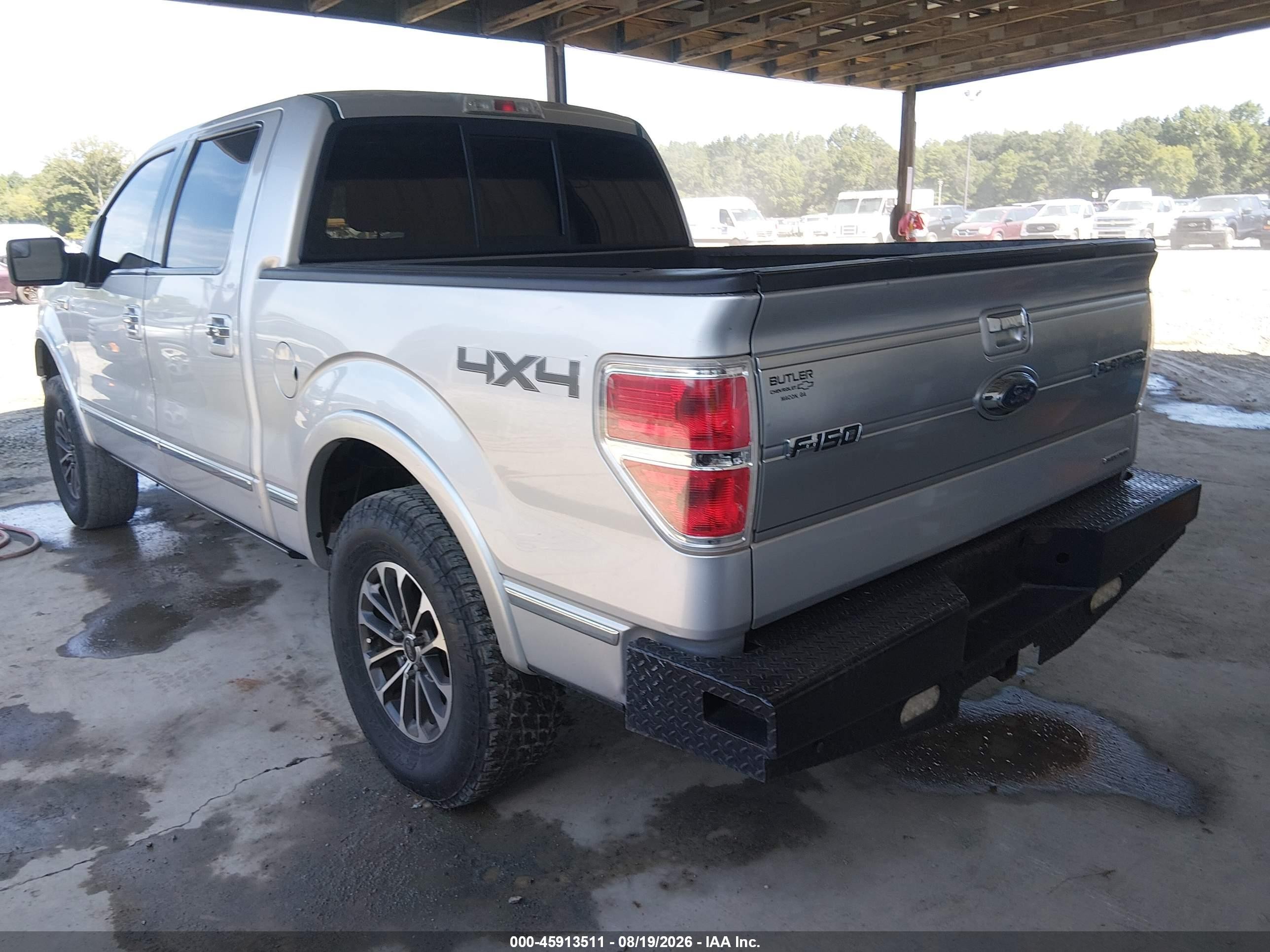 2013 Ford F-150 Platinum Gray vin: 1FTFW1EF0DFD08266