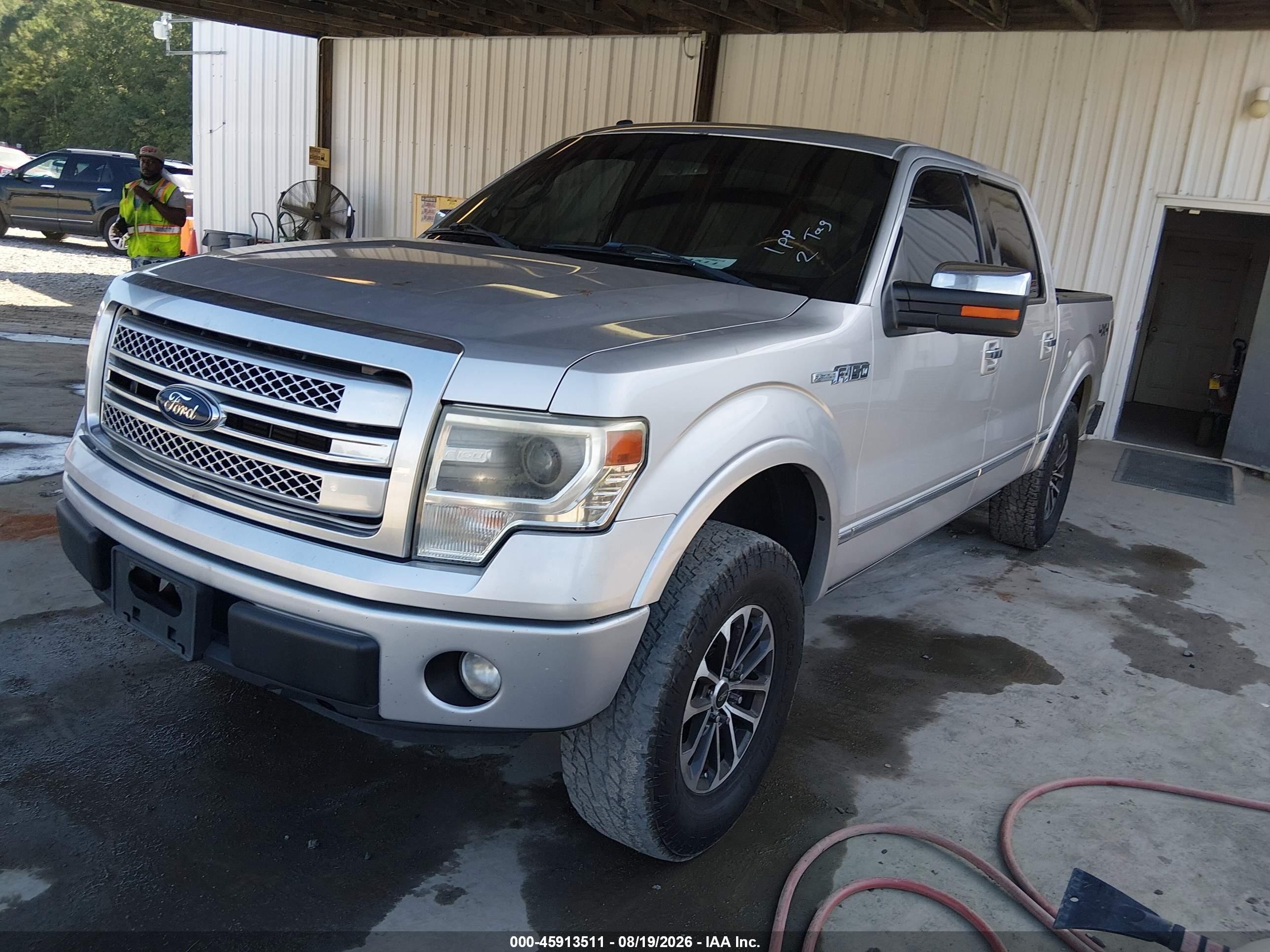 2013 Ford F-150 Platinum Gray vin: 1FTFW1EF0DFD08266