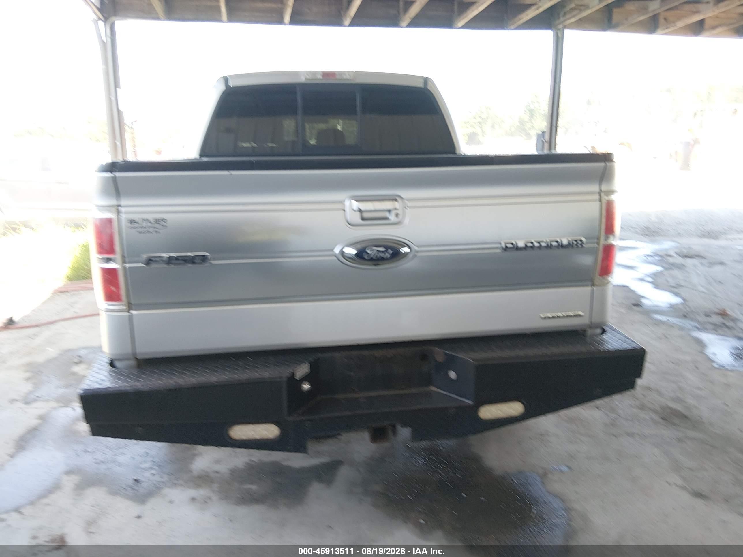 2013 Ford F-150 Platinum Gray vin: 1FTFW1EF0DFD08266