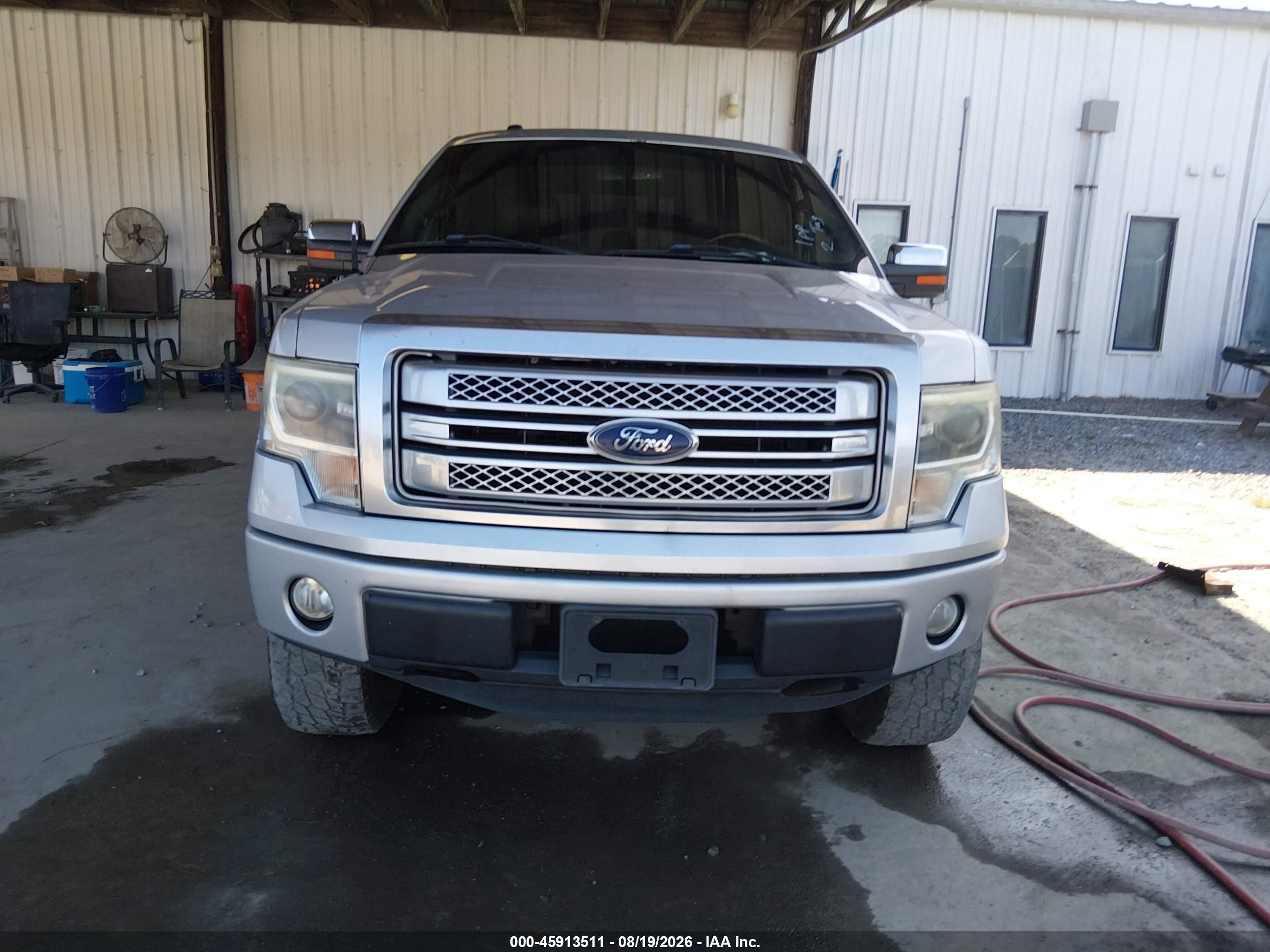 2013 Ford F-150 Platinum Gray vin: 1FTFW1EF0DFD08266