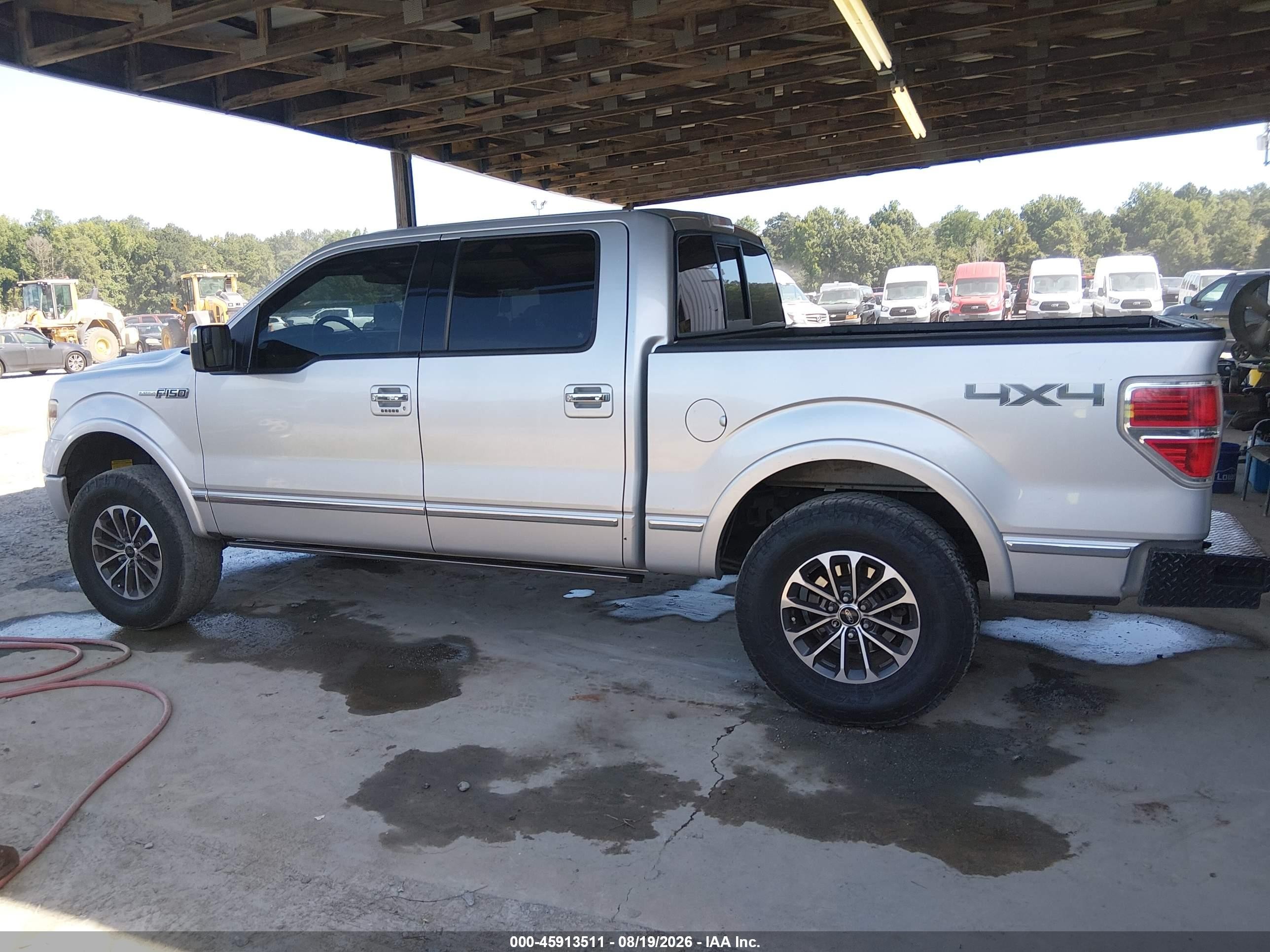 2013 Ford F-150 Platinum Gray vin: 1FTFW1EF0DFD08266