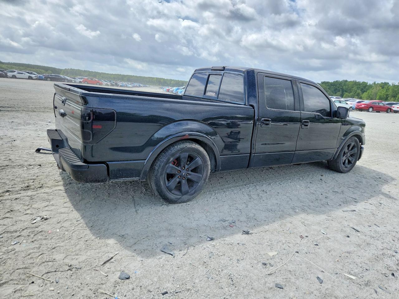 2013 Ford F150 Supercrew Black vin: 1FTFW1EF0DFD50498