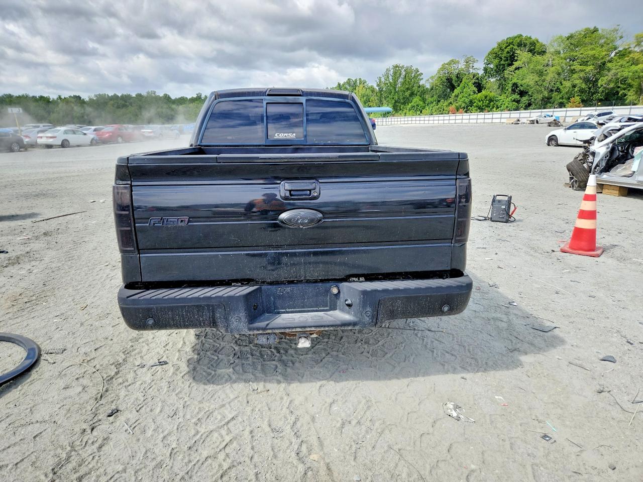 2013 Ford F150 Supercrew Black vin: 1FTFW1EF0DFD50498