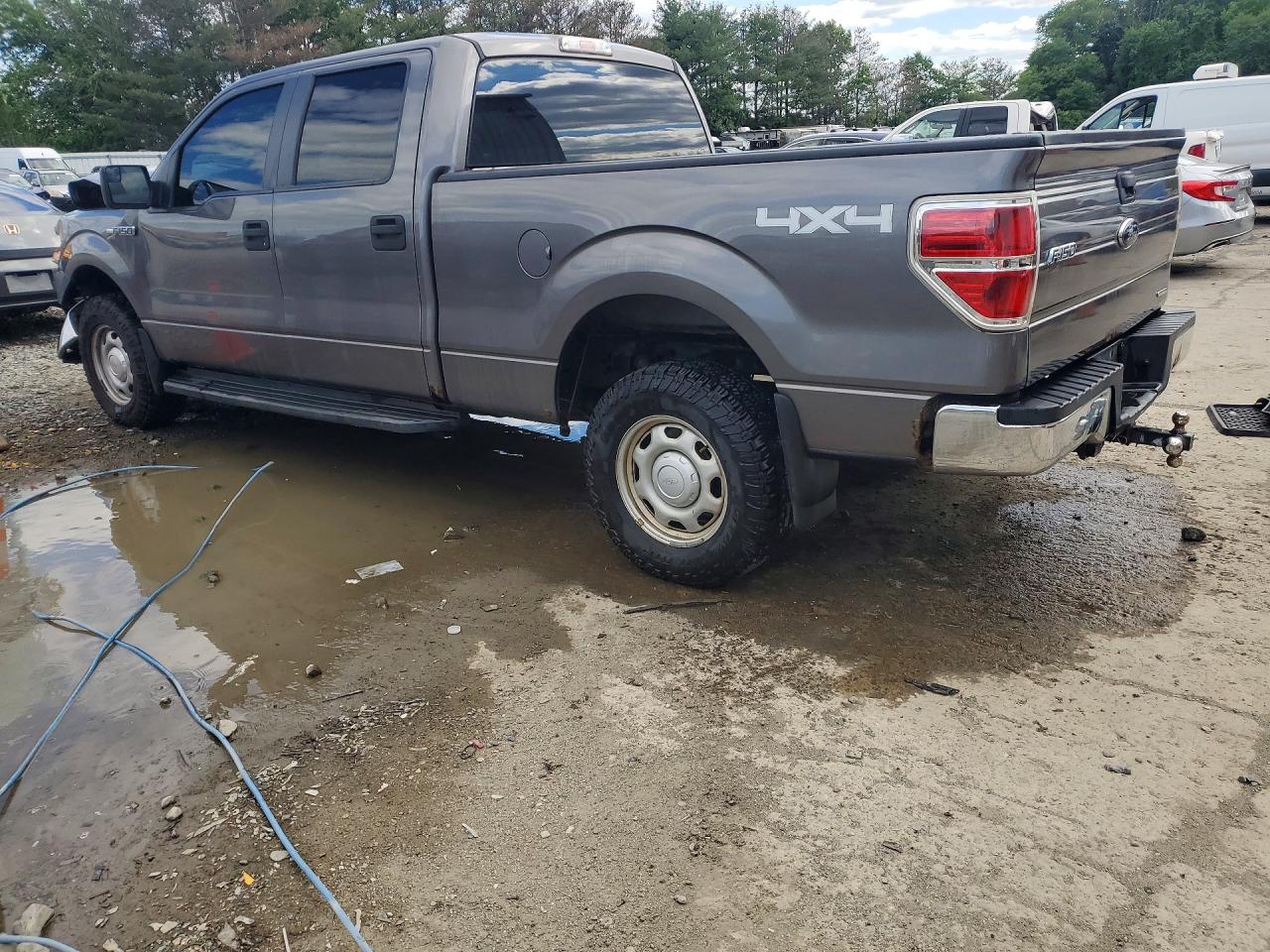 2013 Ford F150 Supercrew Gray vin: 1FTFW1EF0DFD73747