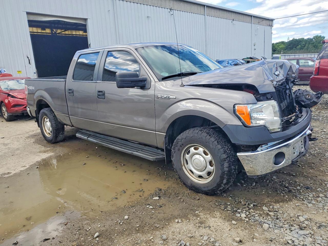 2013 Ford F150 Supercrew Gray vin: 1FTFW1EF0DFD73747