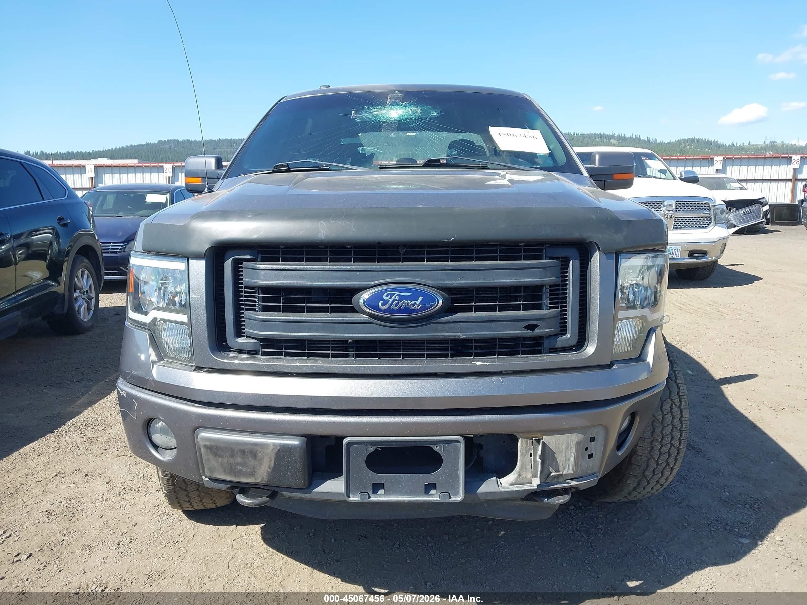 2013 Ford F-150 Fx4 Gray vin: 1FTFW1EF0DKE84659