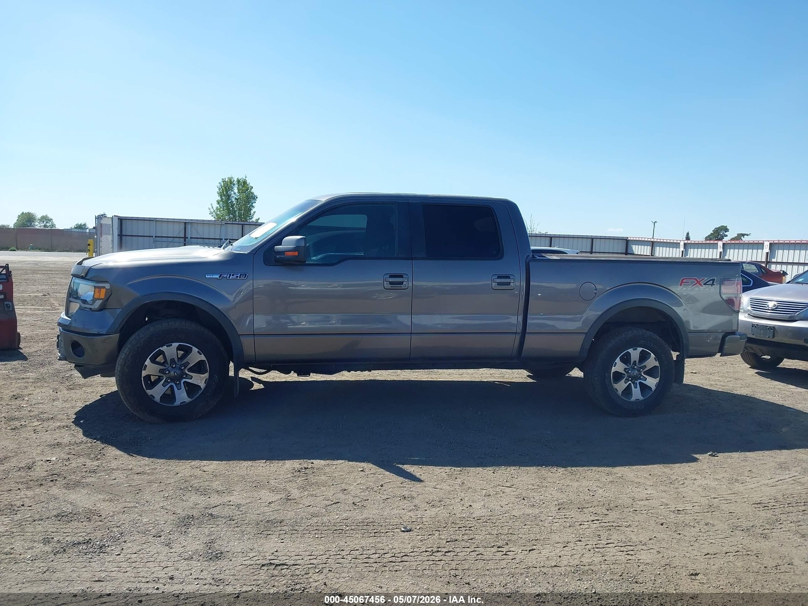 2013 Ford F-150 Fx4 Gray vin: 1FTFW1EF0DKE84659