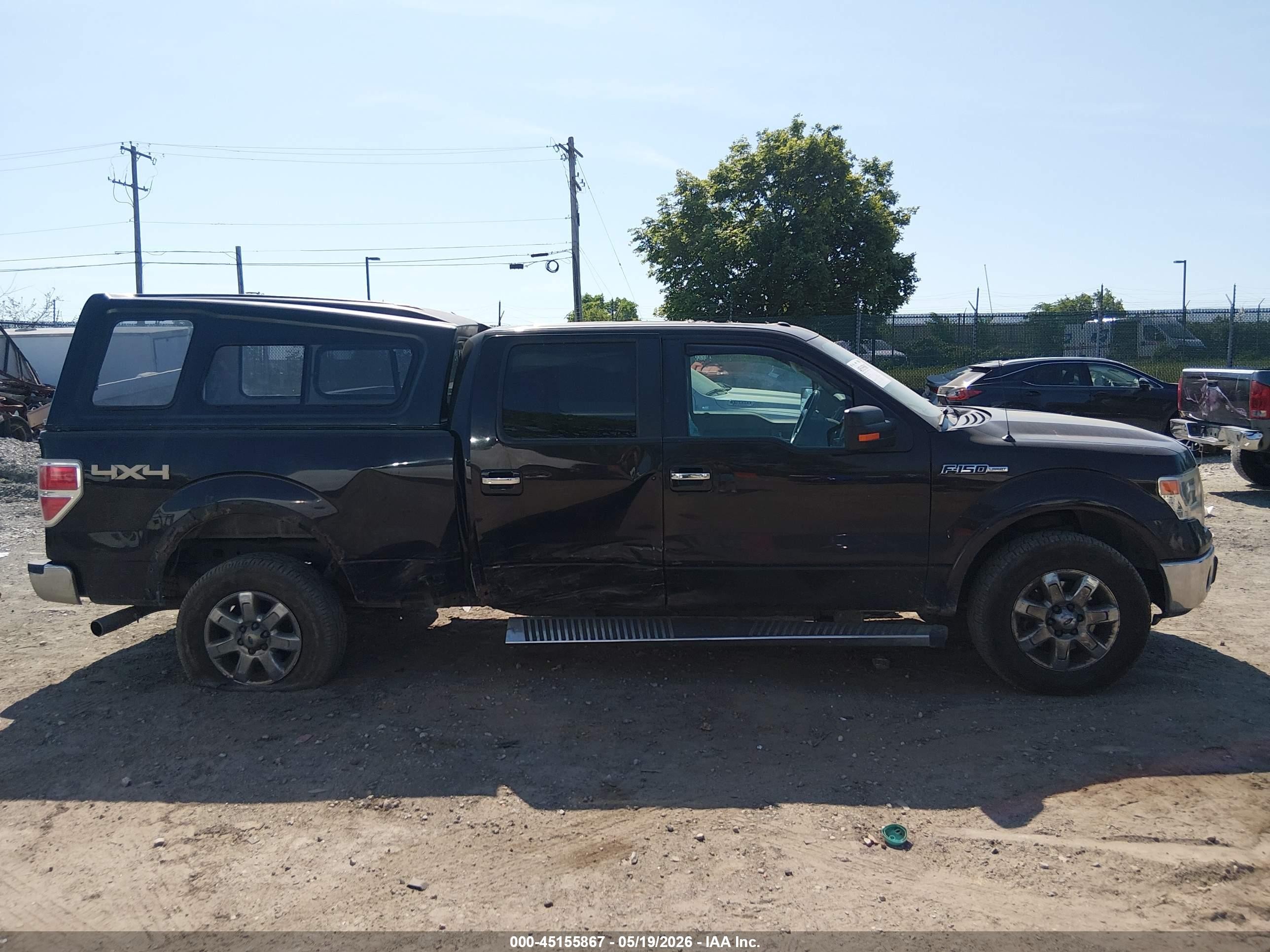 2013 Ford F-150 Lariat Черный vin: 1FTFW1EF0DKF50840