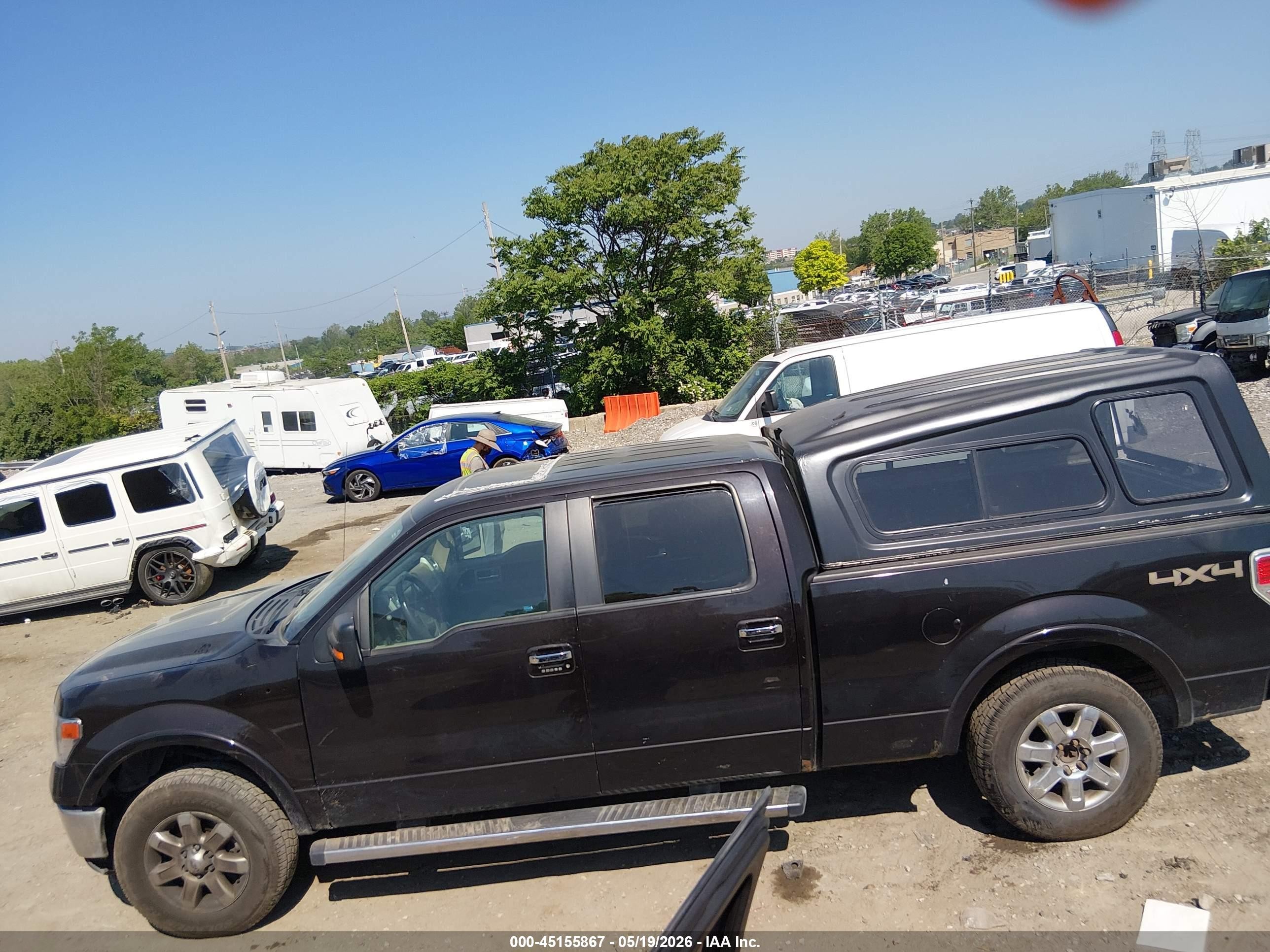 2013 Ford F-150 Lariat Черный vin: 1FTFW1EF0DKF50840