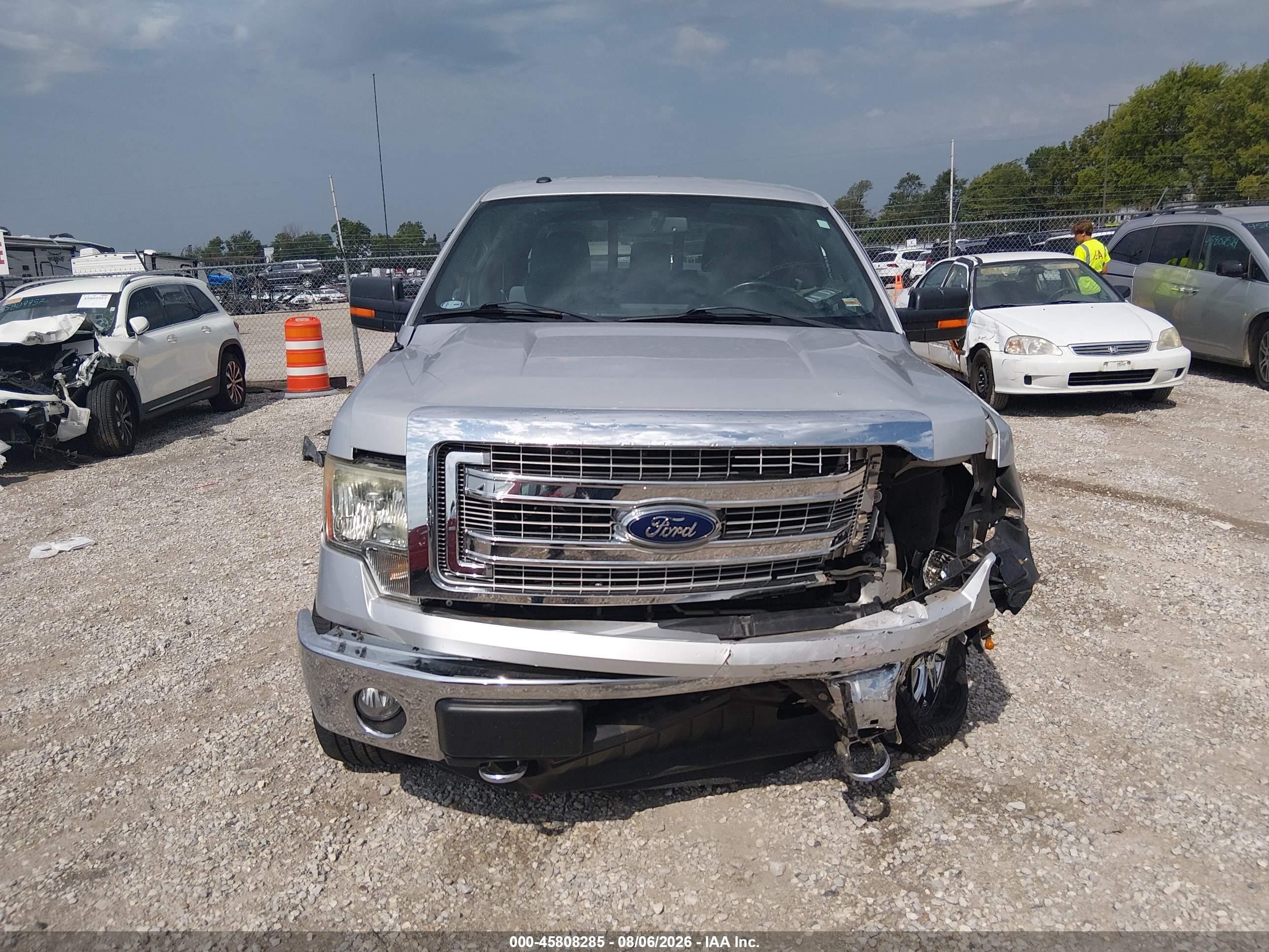 2013 Ford F-150 Xlt White vin: 1FTFW1EF0DKF51163