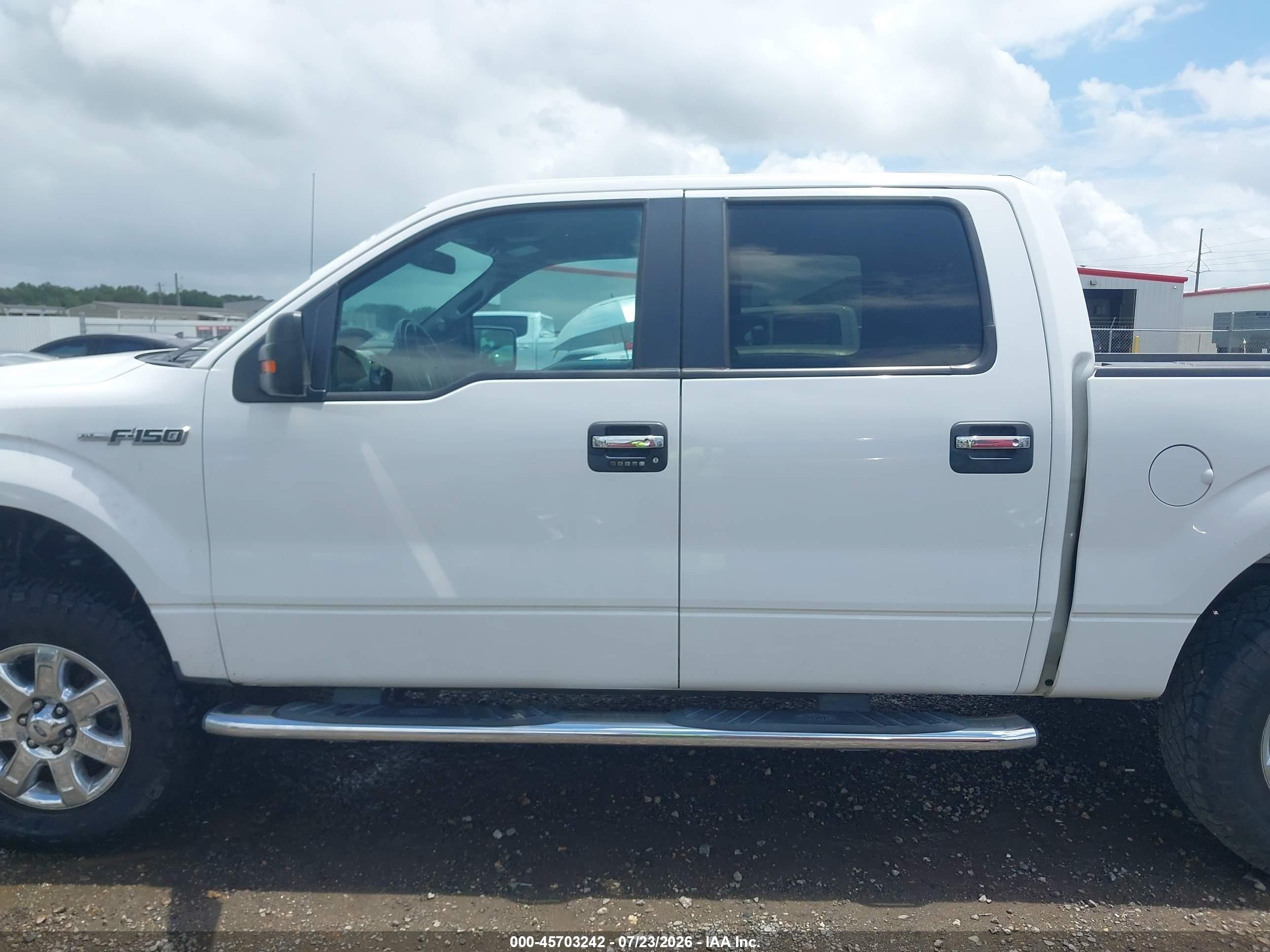2013 Ford F-150 Xlt White vin: 1FTFW1EF0DKG18084