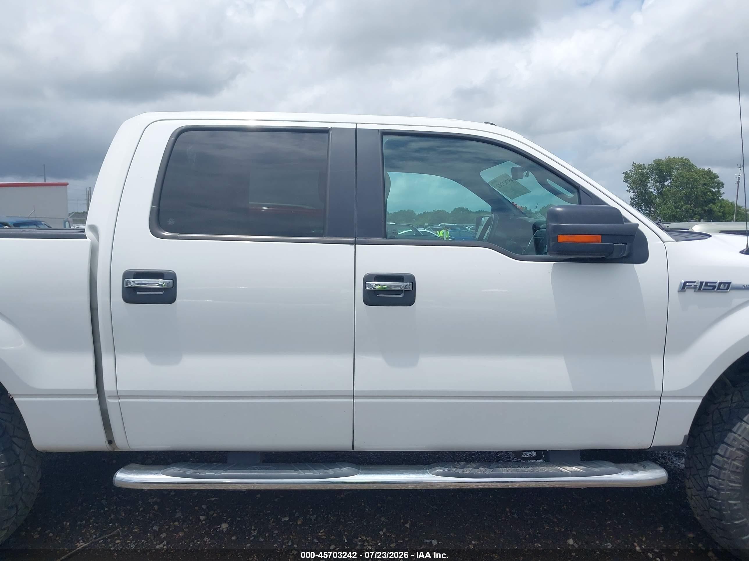 2013 Ford F-150 Xlt White vin: 1FTFW1EF0DKG18084