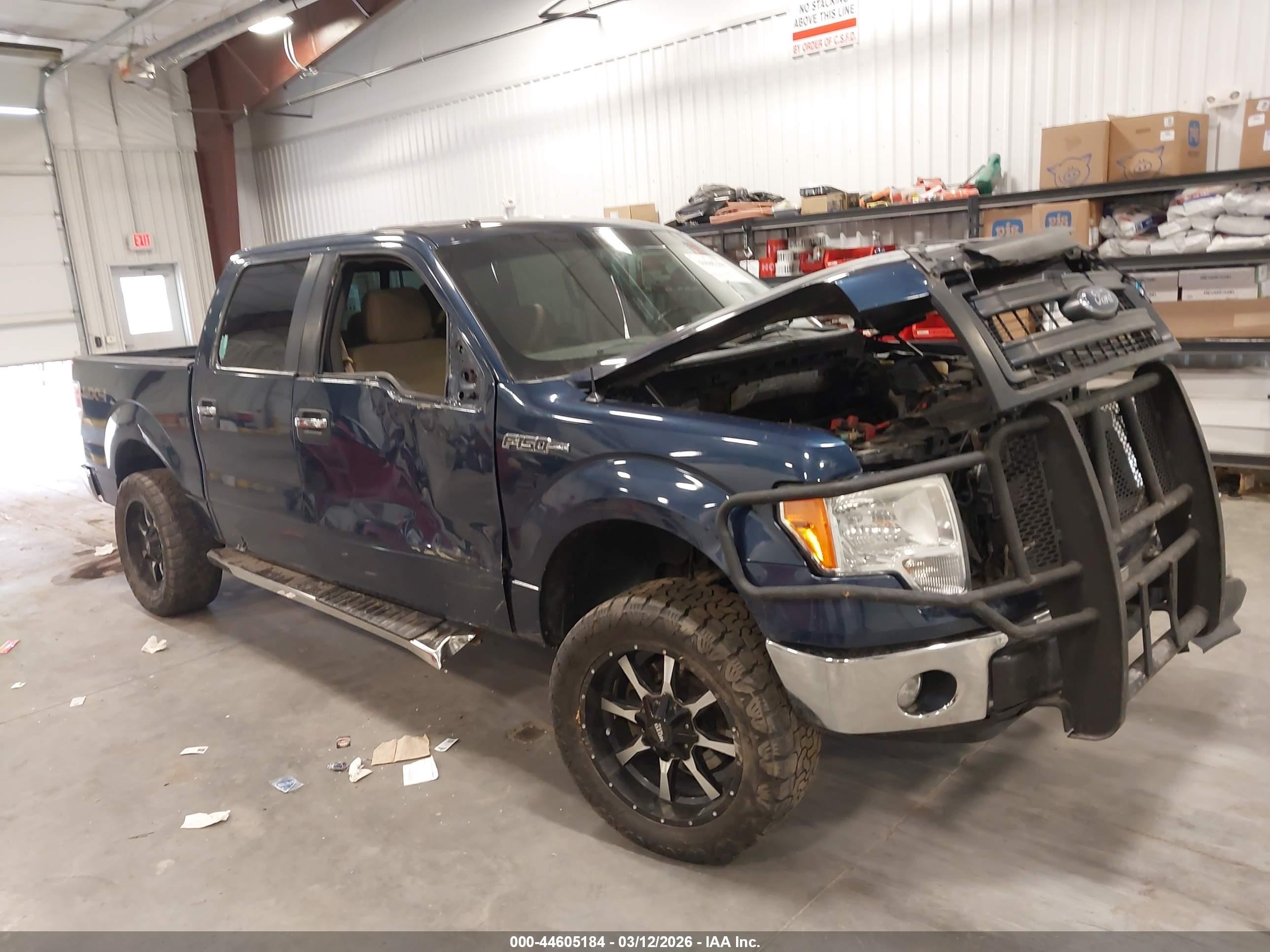 2014 Ford F-150 Xlt Blue vin: 1FTFW1EF0EFA36562