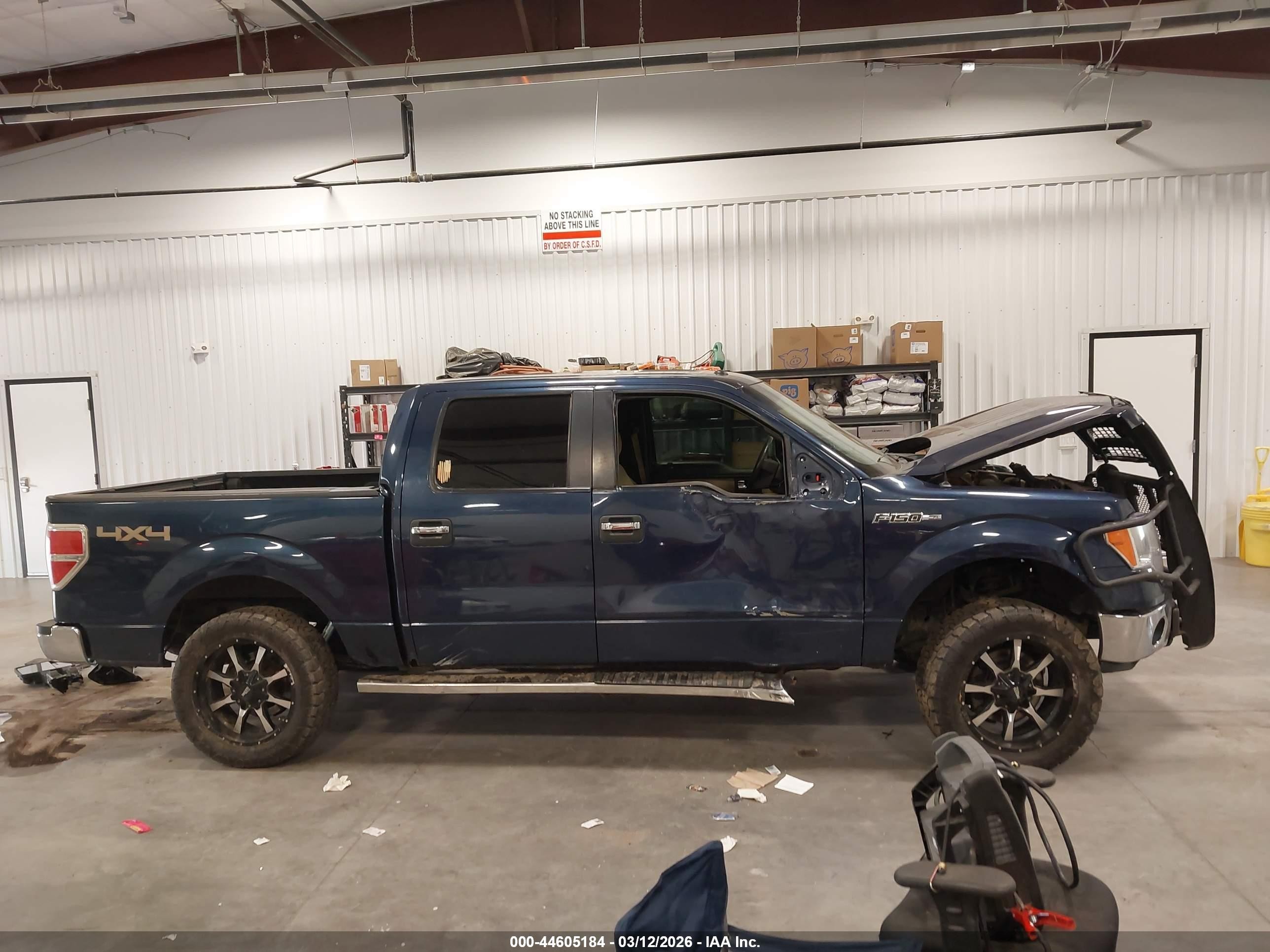 2014 Ford F-150 Xlt Blue vin: 1FTFW1EF0EFA36562