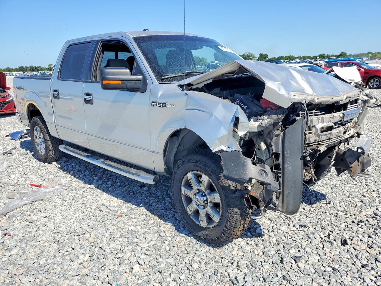 2014 Ford F150 Supercrew Silver vin: 1FTFW1EF0EFA66595