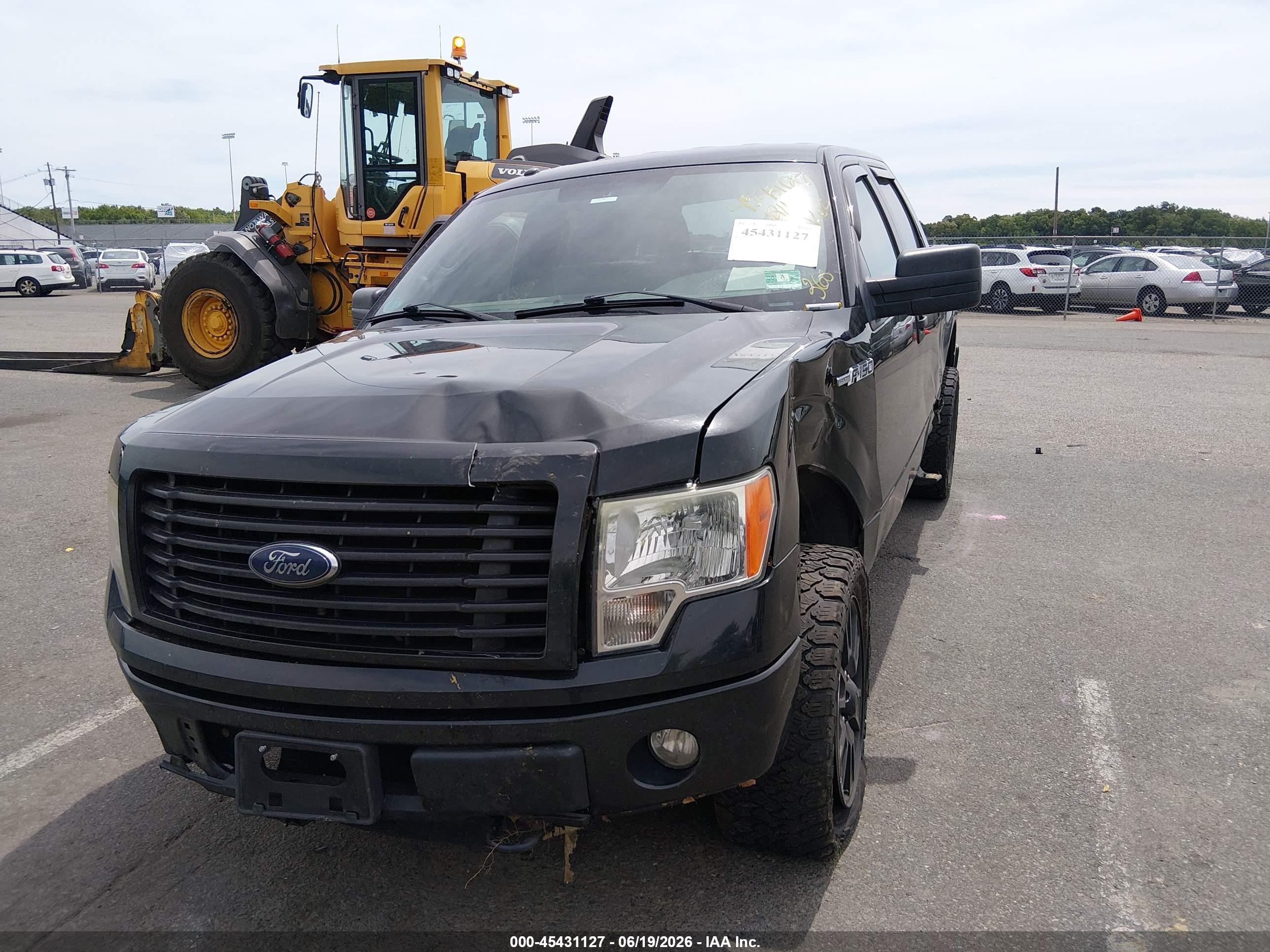 2014 Ford F-150 Stx Black vin: 1FTFW1EF0EFA81274