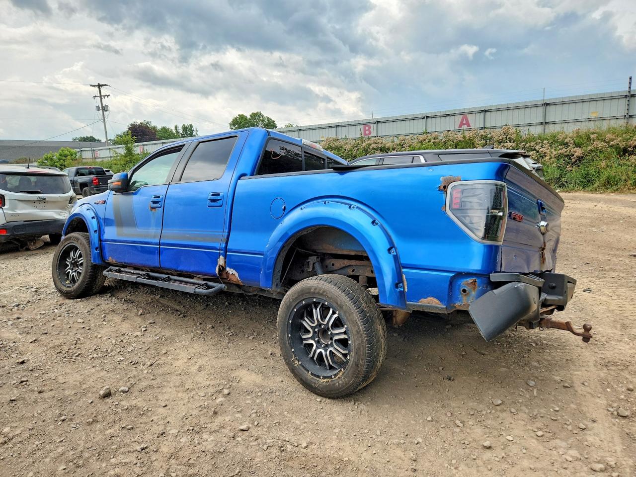 2014 Ford F150 Supercrew Blue vin: 1FTFW1EF0EFA96227