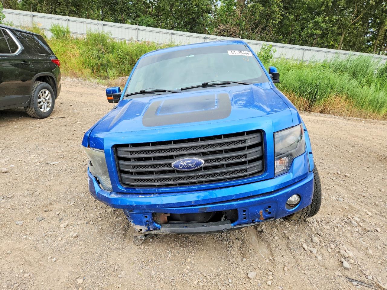 2014 Ford F150 Supercrew Blue vin: 1FTFW1EF0EFA96227