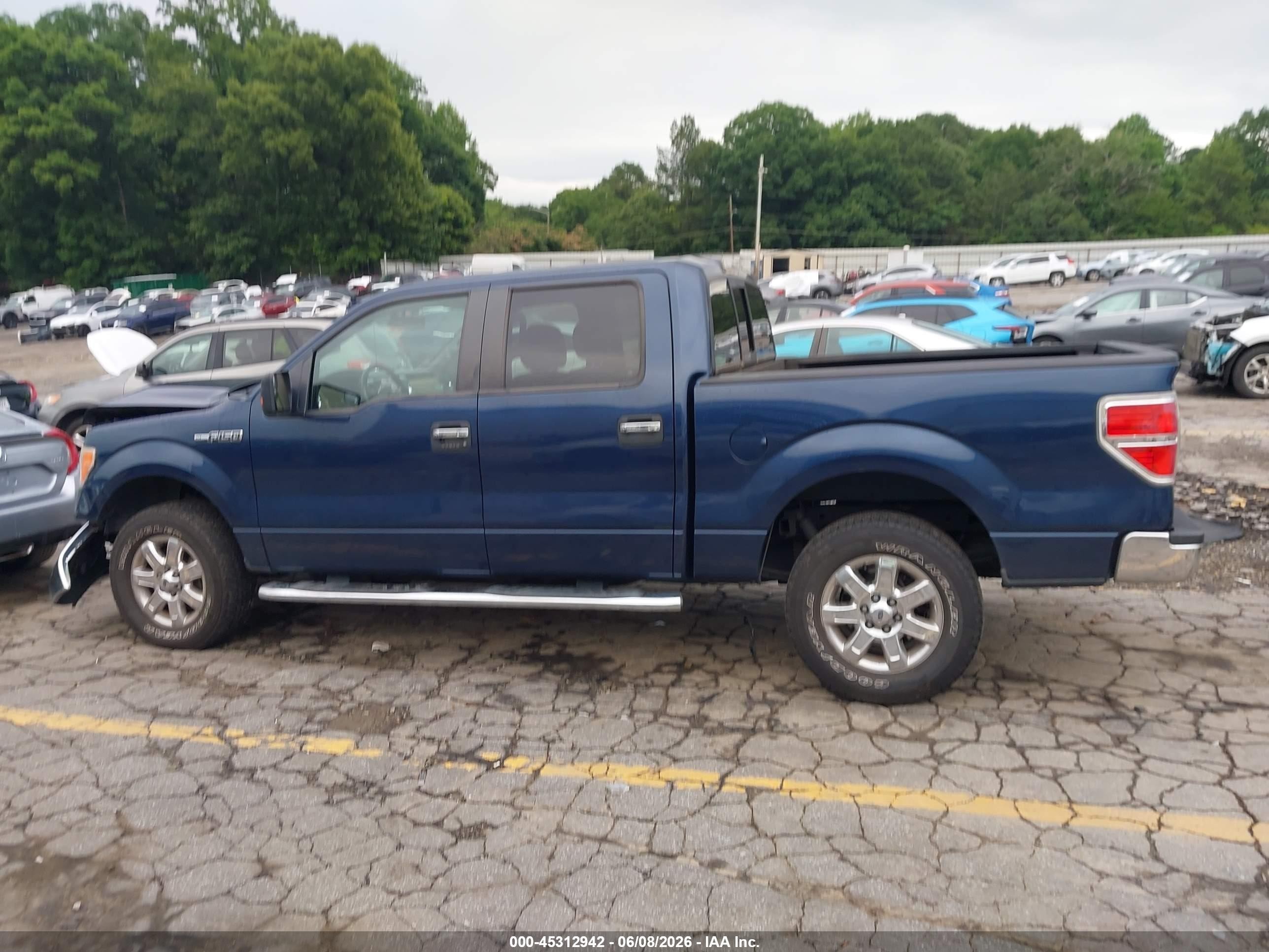 2014 Ford F-150 Xlt Blue vin: 1FTFW1EF0EFB55115