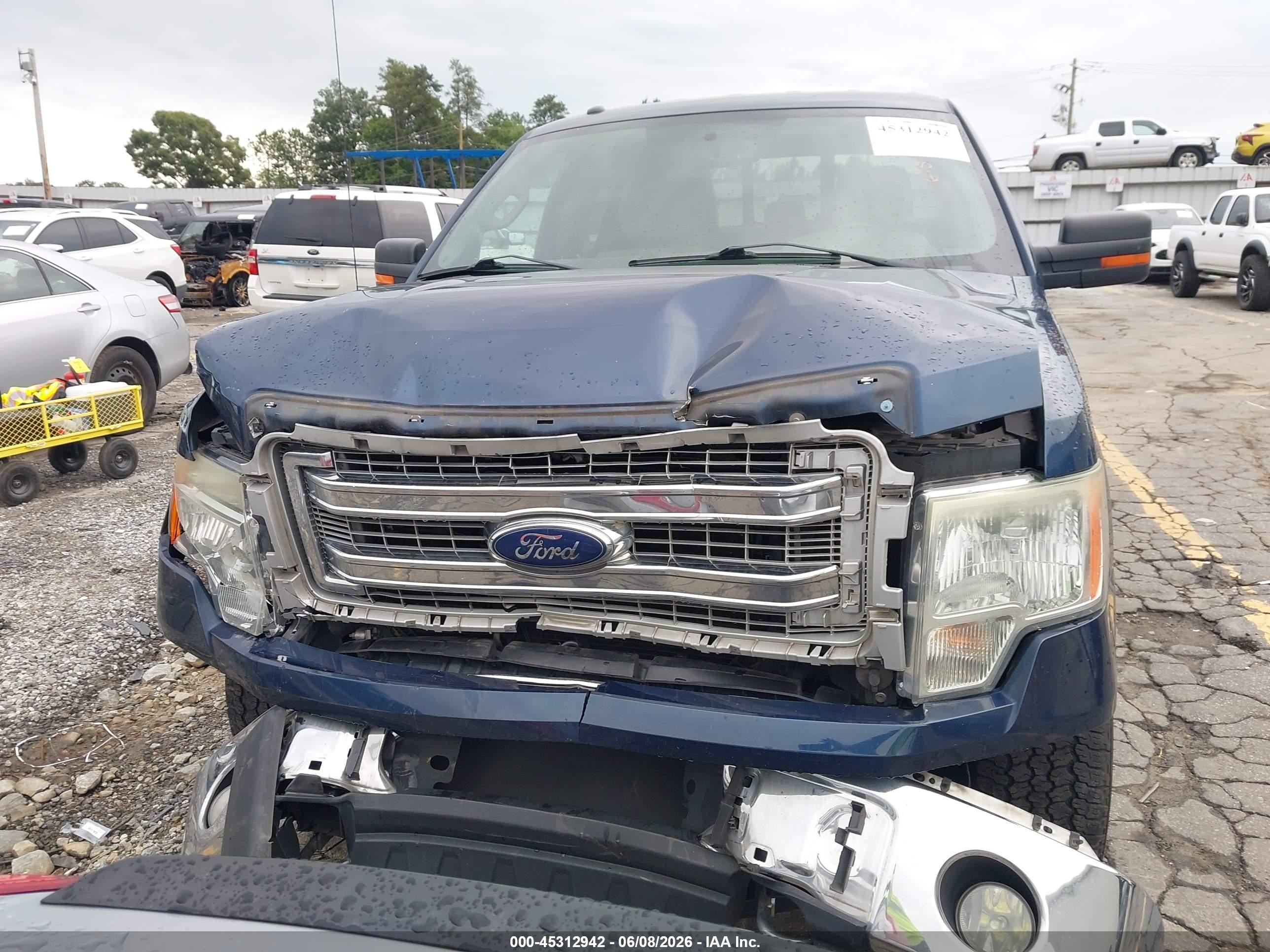 2014 Ford F-150 Xlt Blue vin: 1FTFW1EF0EFB55115