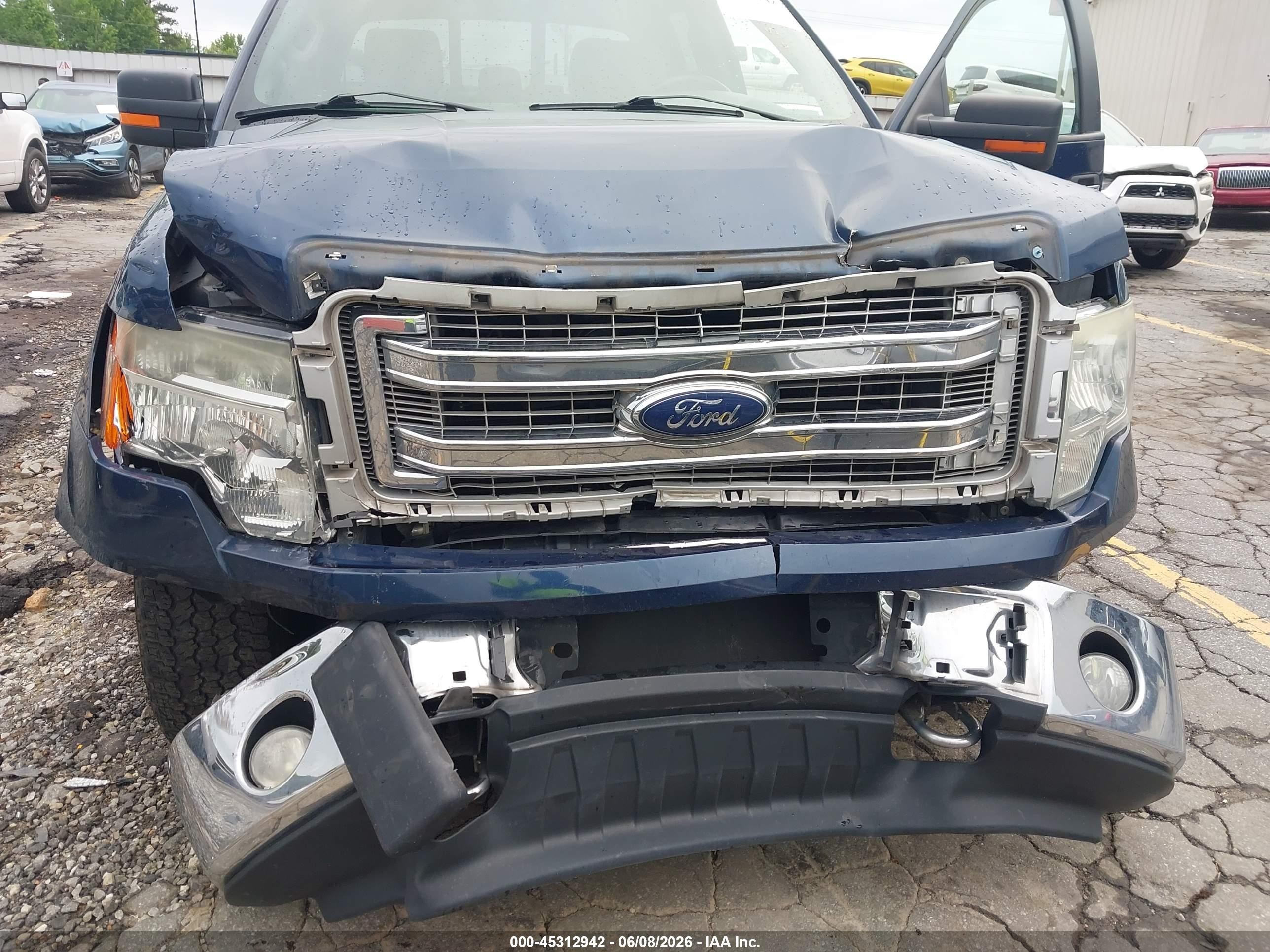 2014 Ford F-150 Xlt Blue vin: 1FTFW1EF0EFB55115