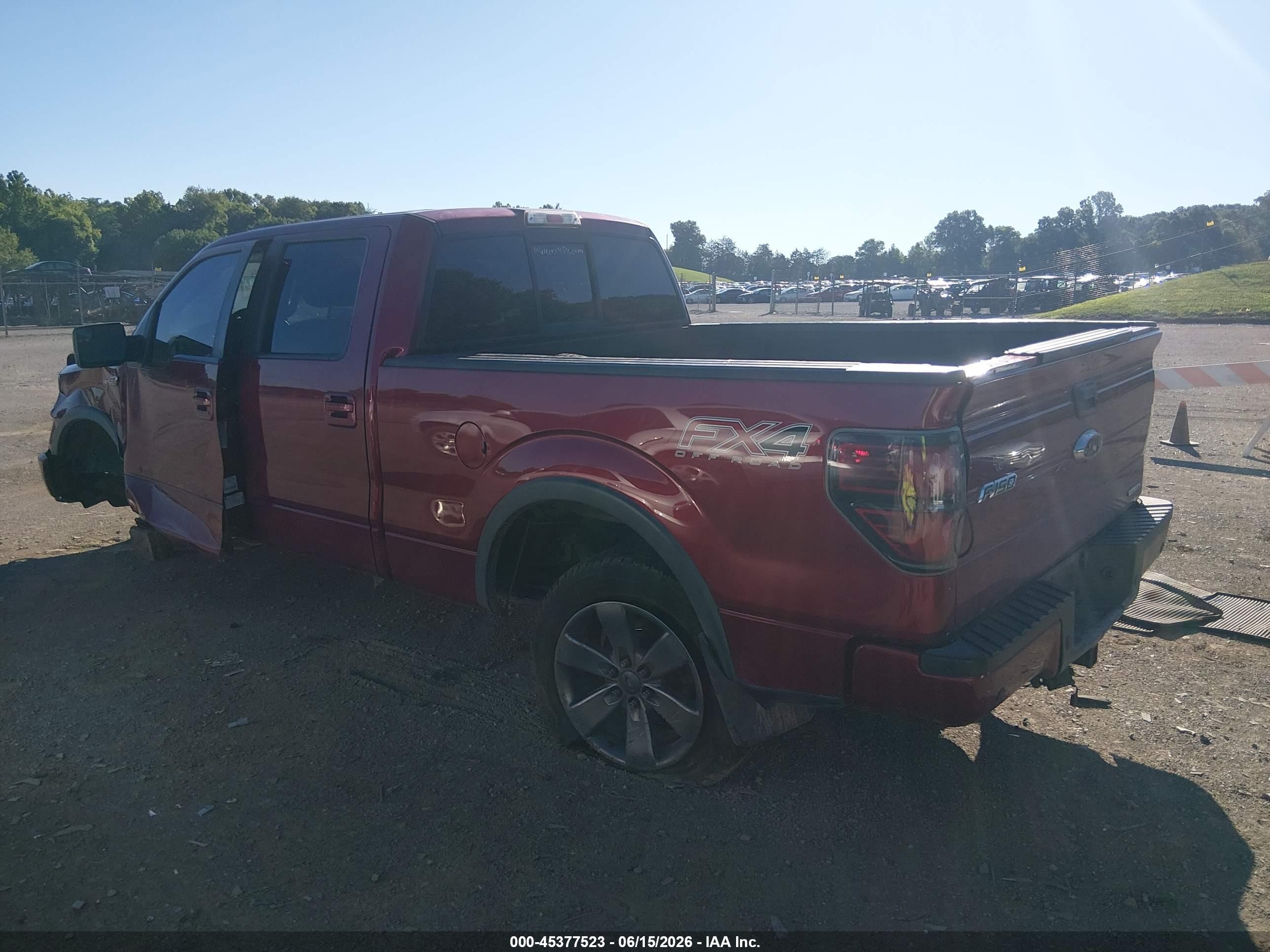 2014 Ford F-150 Fx4 Красный vin: 1FTFW1EF0EFC37863