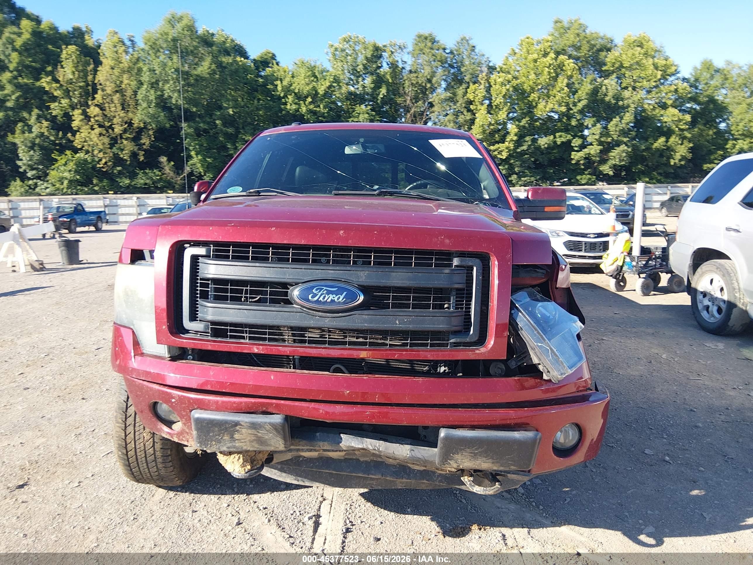 2014 Ford F-150 Fx4 Красный vin: 1FTFW1EF0EFC37863