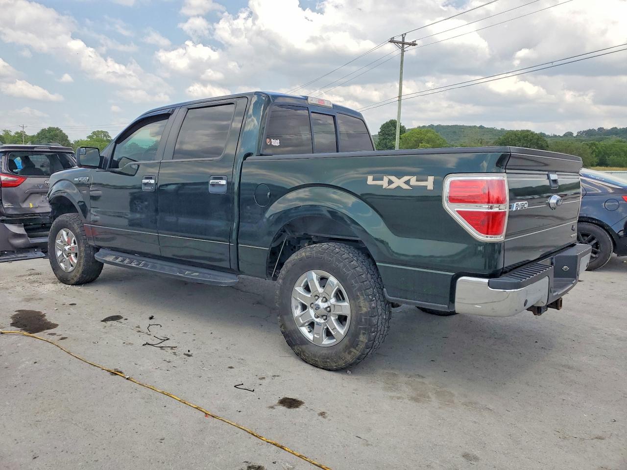 2014 Ford F150 Supercrew Green vin: 1FTFW1EF0EFC48152
