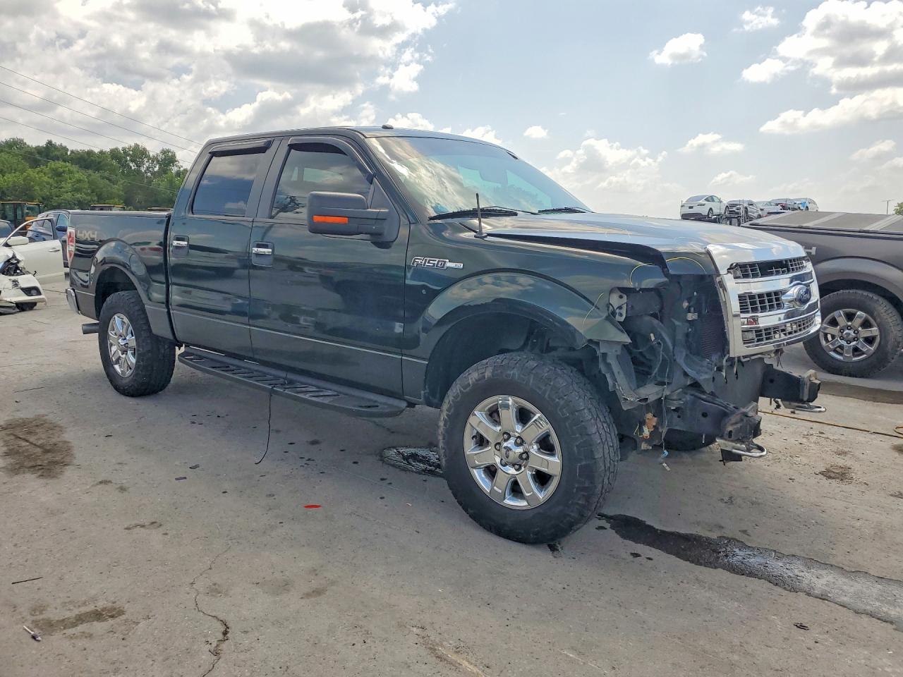 2014 Ford F150 Supercrew Green vin: 1FTFW1EF0EFC48152