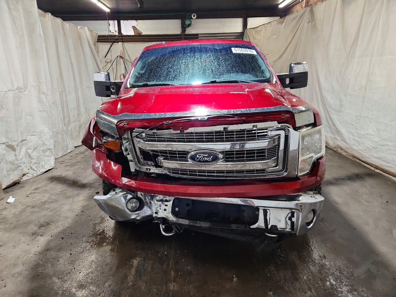 2014 Ford F150 Supercrew Burgundy vin: 1FTFW1EF0EFC64271
